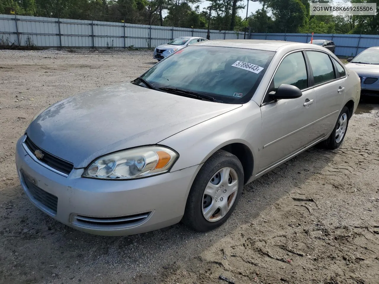 2006 Chevrolet Impala Lt VIN: 2G1WT58K669255506 Lot: 57896443