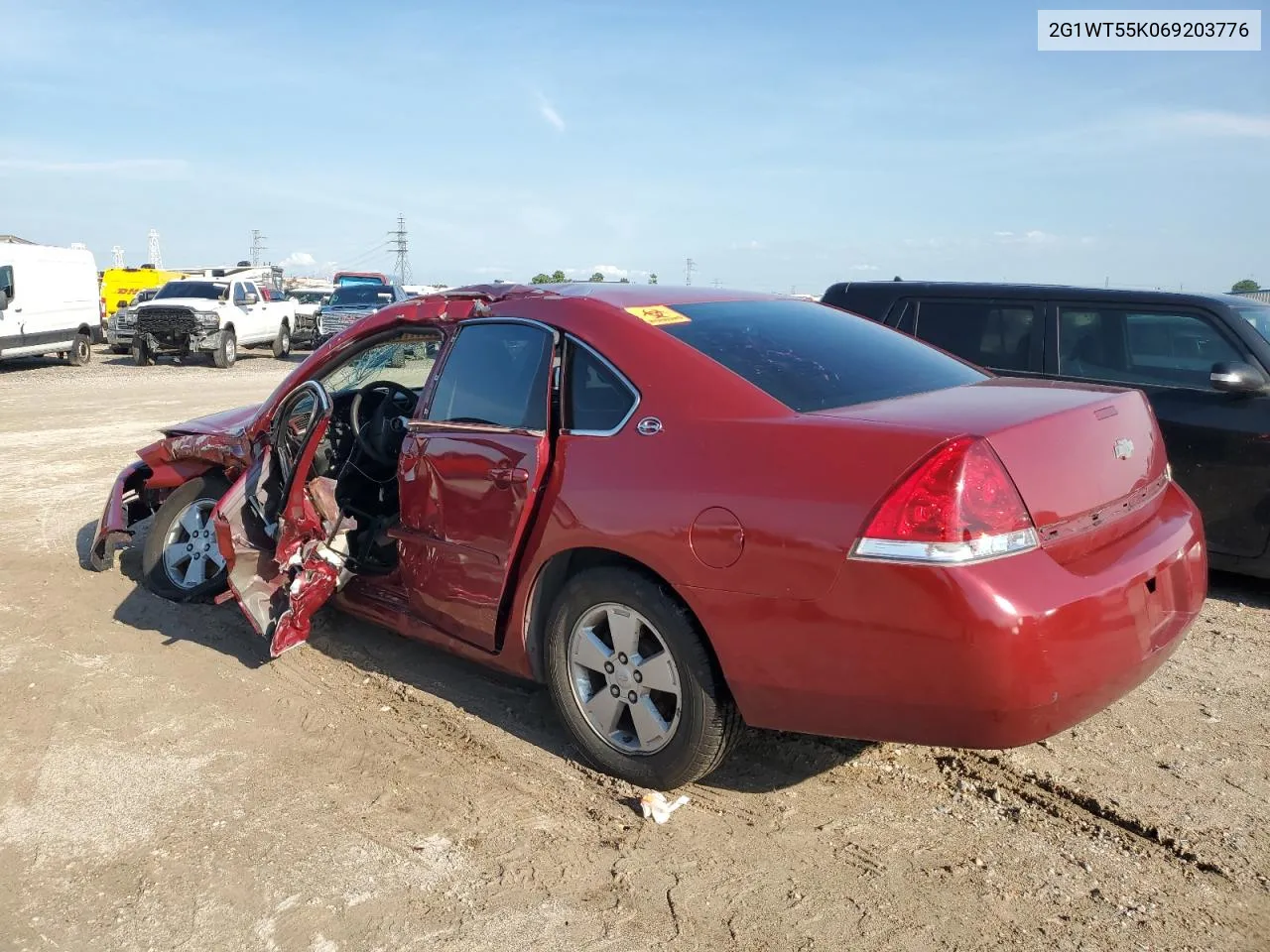 2006 Chevrolet Impala Lt VIN: 2G1WT55K069203776 Lot: 63887794