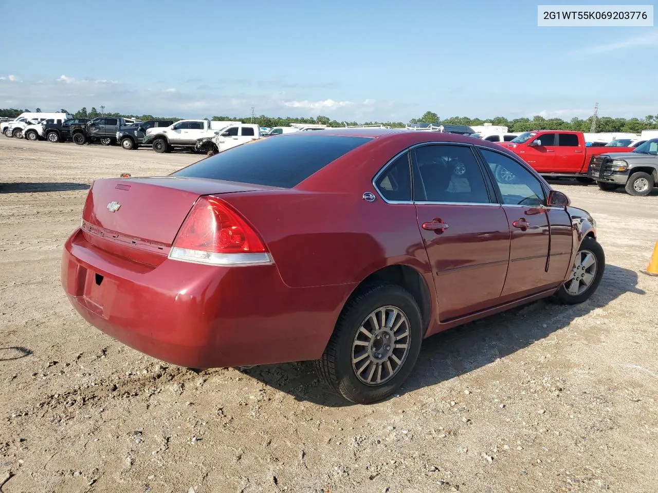 2006 Chevrolet Impala Lt VIN: 2G1WT55K069203776 Lot: 63887794