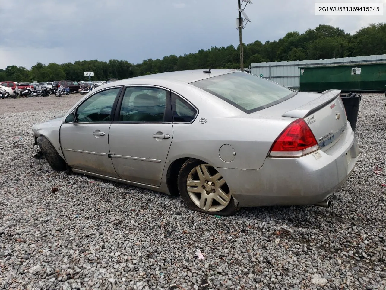 2006 Chevrolet Impala Ltz VIN: 2G1WU581369415345 Lot: 65071234