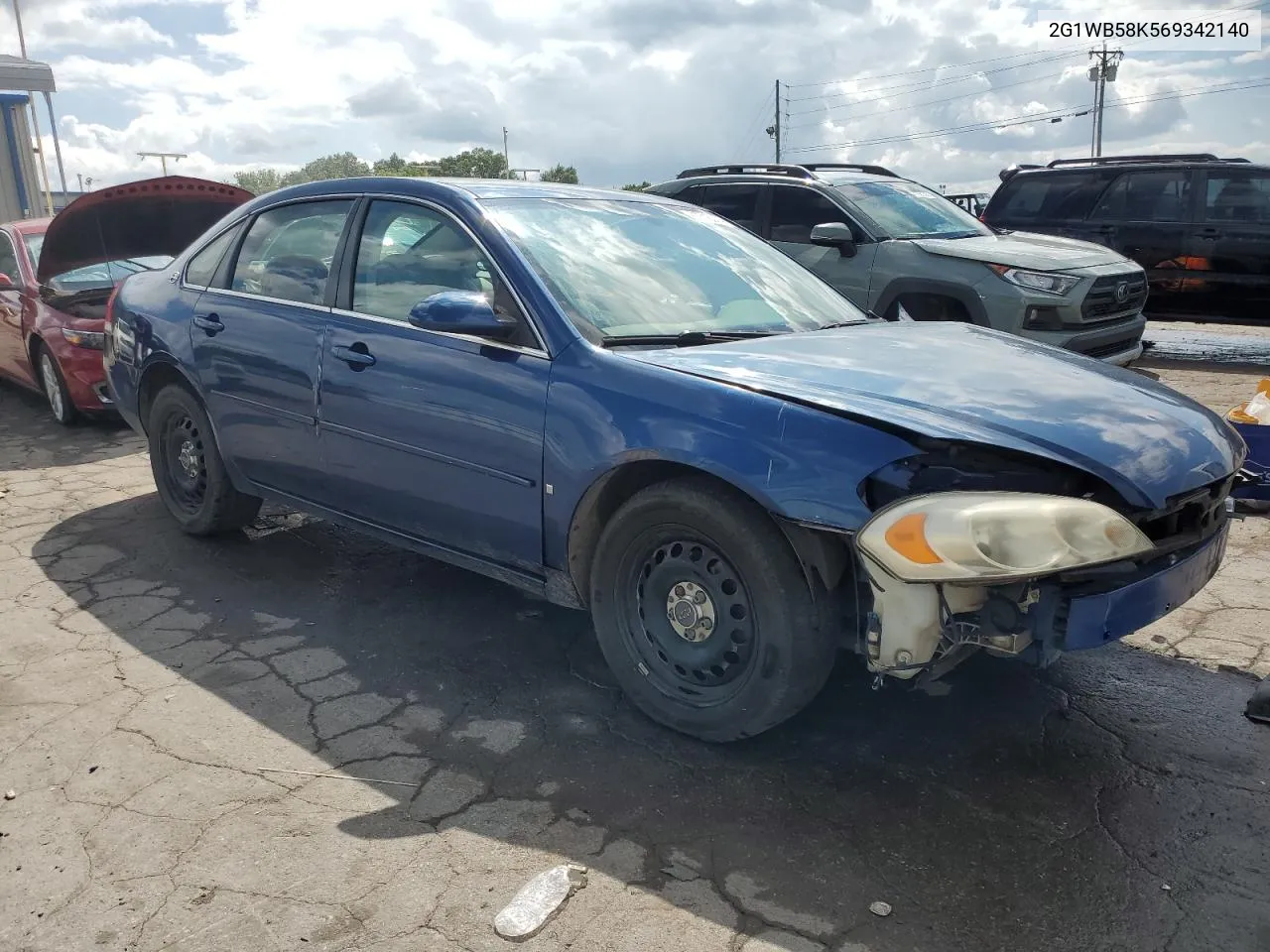 2G1WB58K569342140 2006 Chevrolet Impala Ls