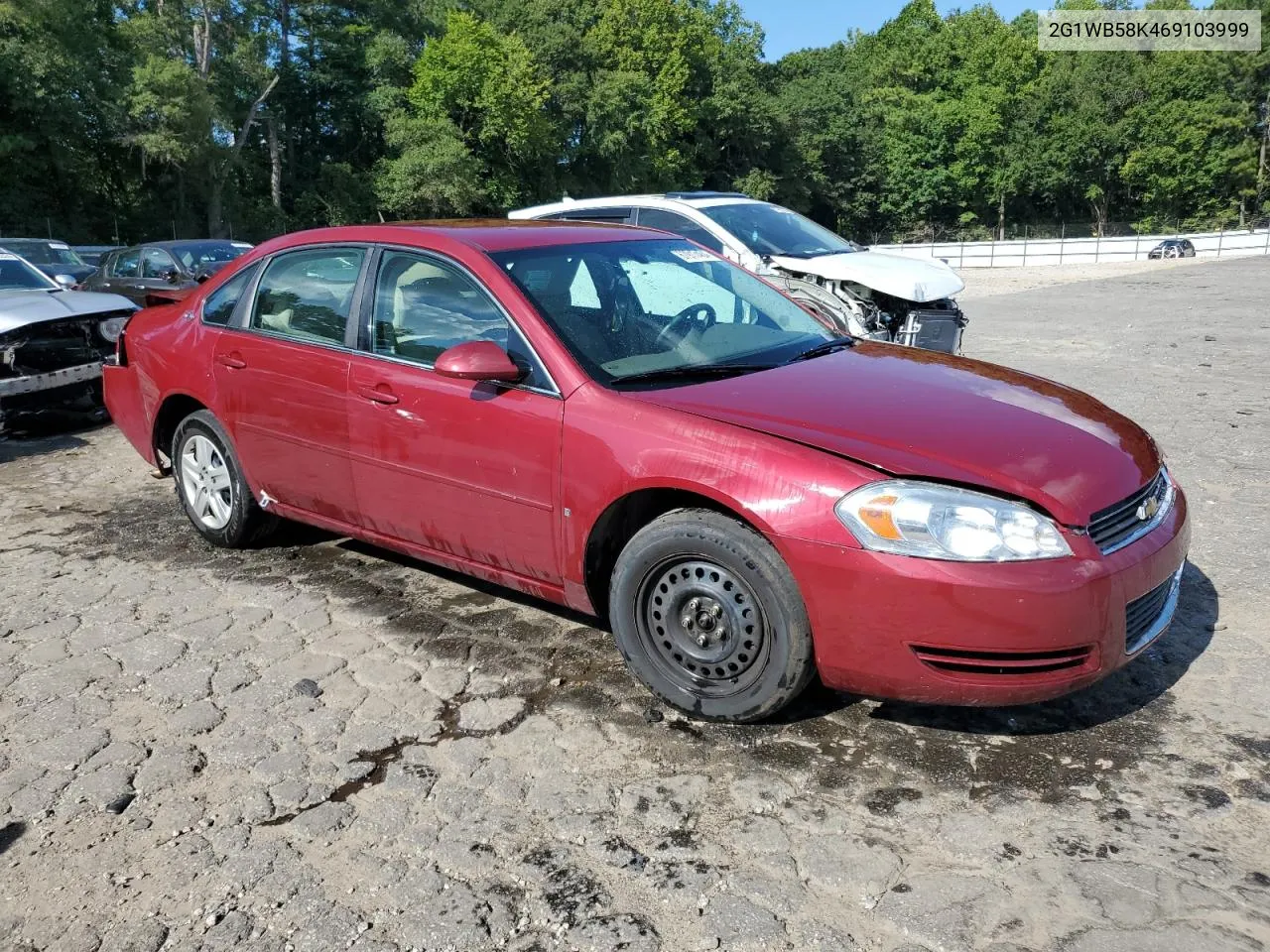 2G1WB58K469103999 2006 Chevrolet Impala Ls