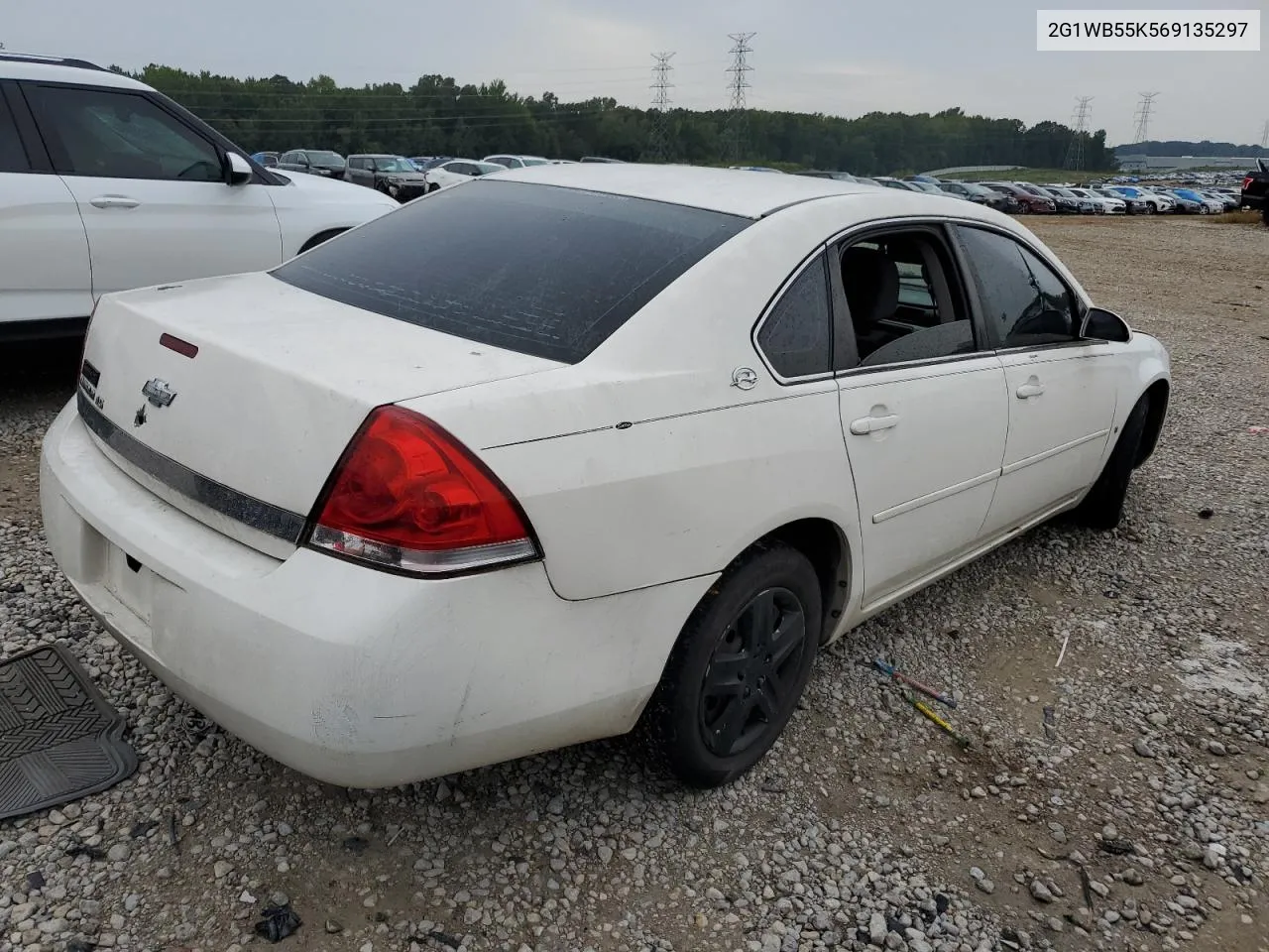 2G1WB55K569135297 2006 Chevrolet Impala Ls