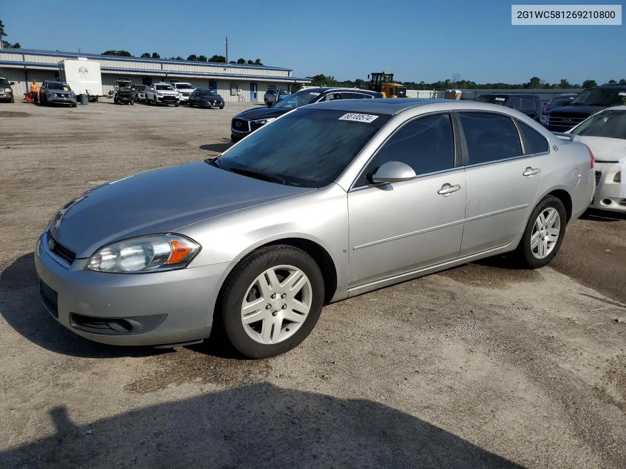 2006 Chevrolet Impala Lt VIN: 2G1WC581269210800 Lot: 68100574