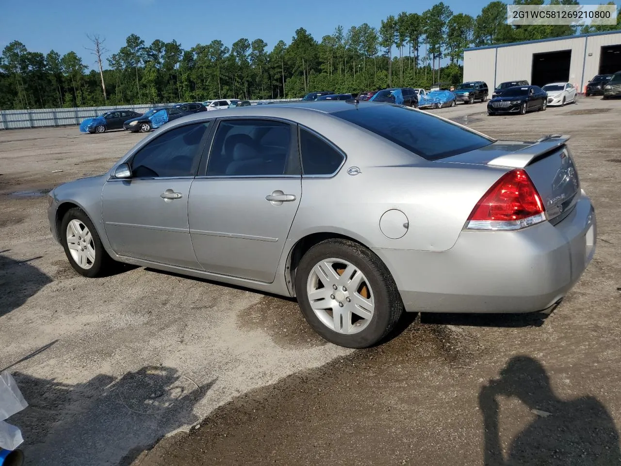 2G1WC581269210800 2006 Chevrolet Impala Lt