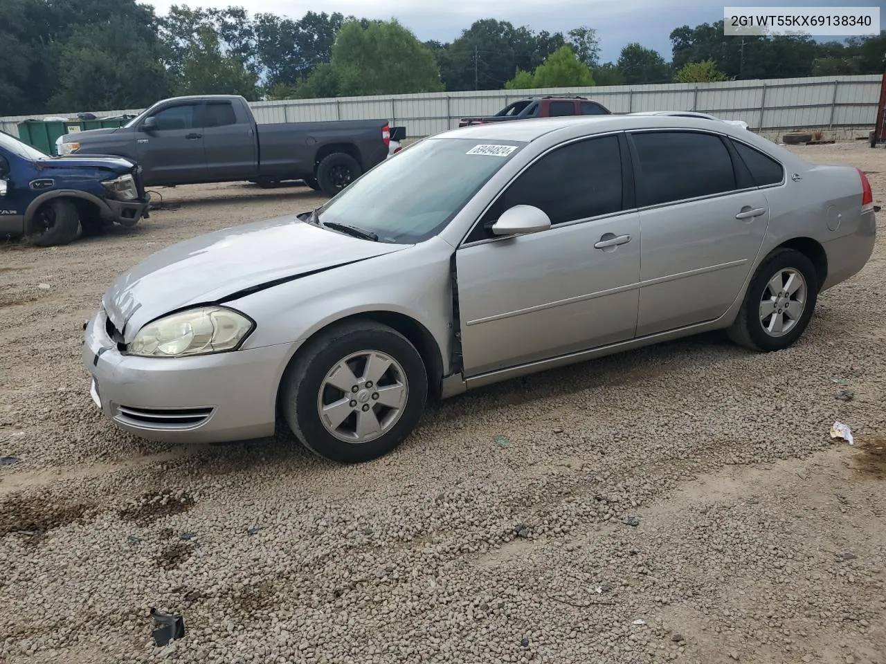 2G1WT55KX69138340 2006 Chevrolet Impala Lt