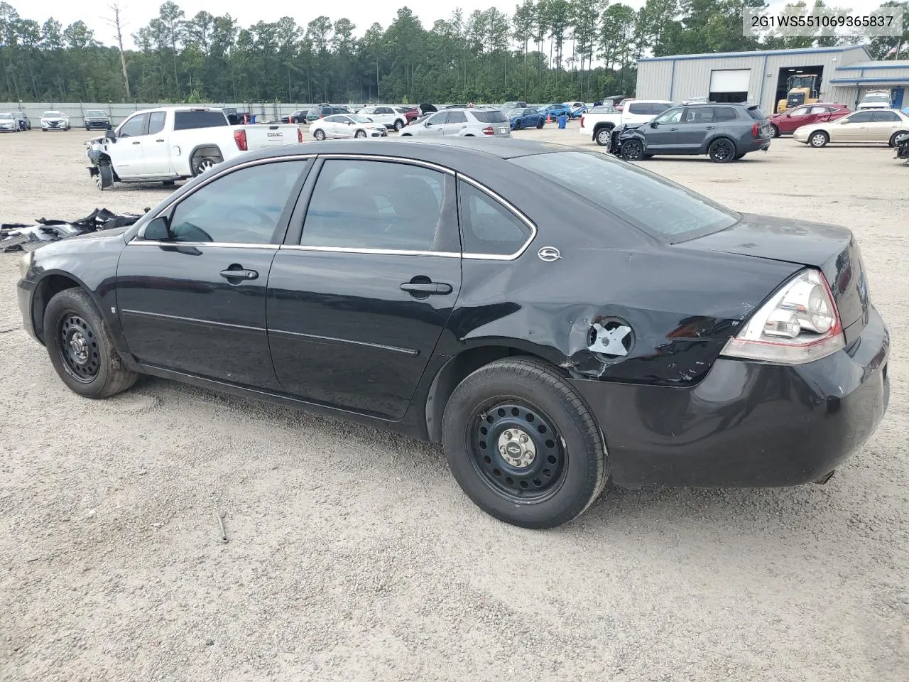 2G1WS551069365837 2006 Chevrolet Impala Police