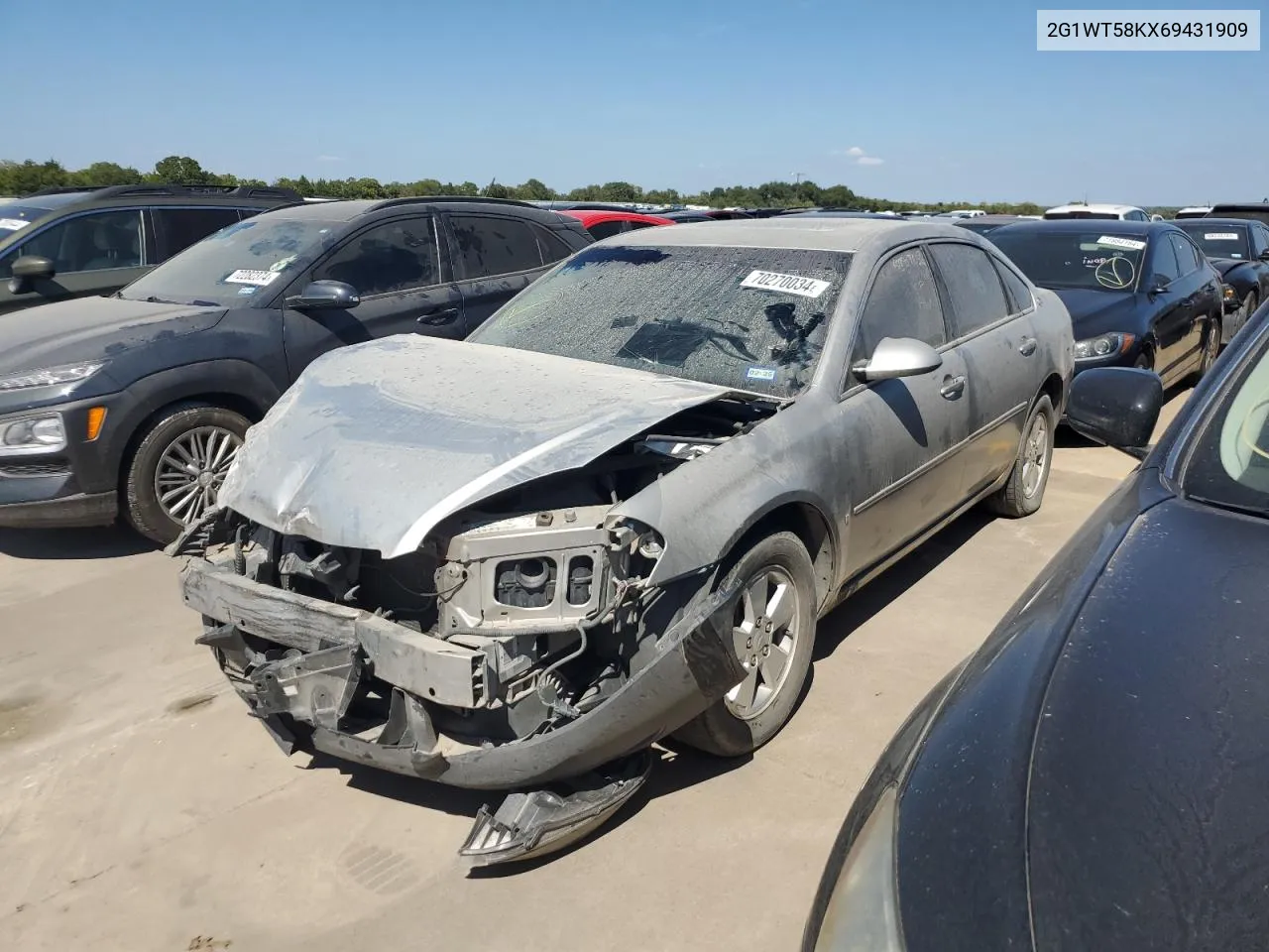 2006 Chevrolet Impala Lt VIN: 2G1WT58KX69431909 Lot: 70270034