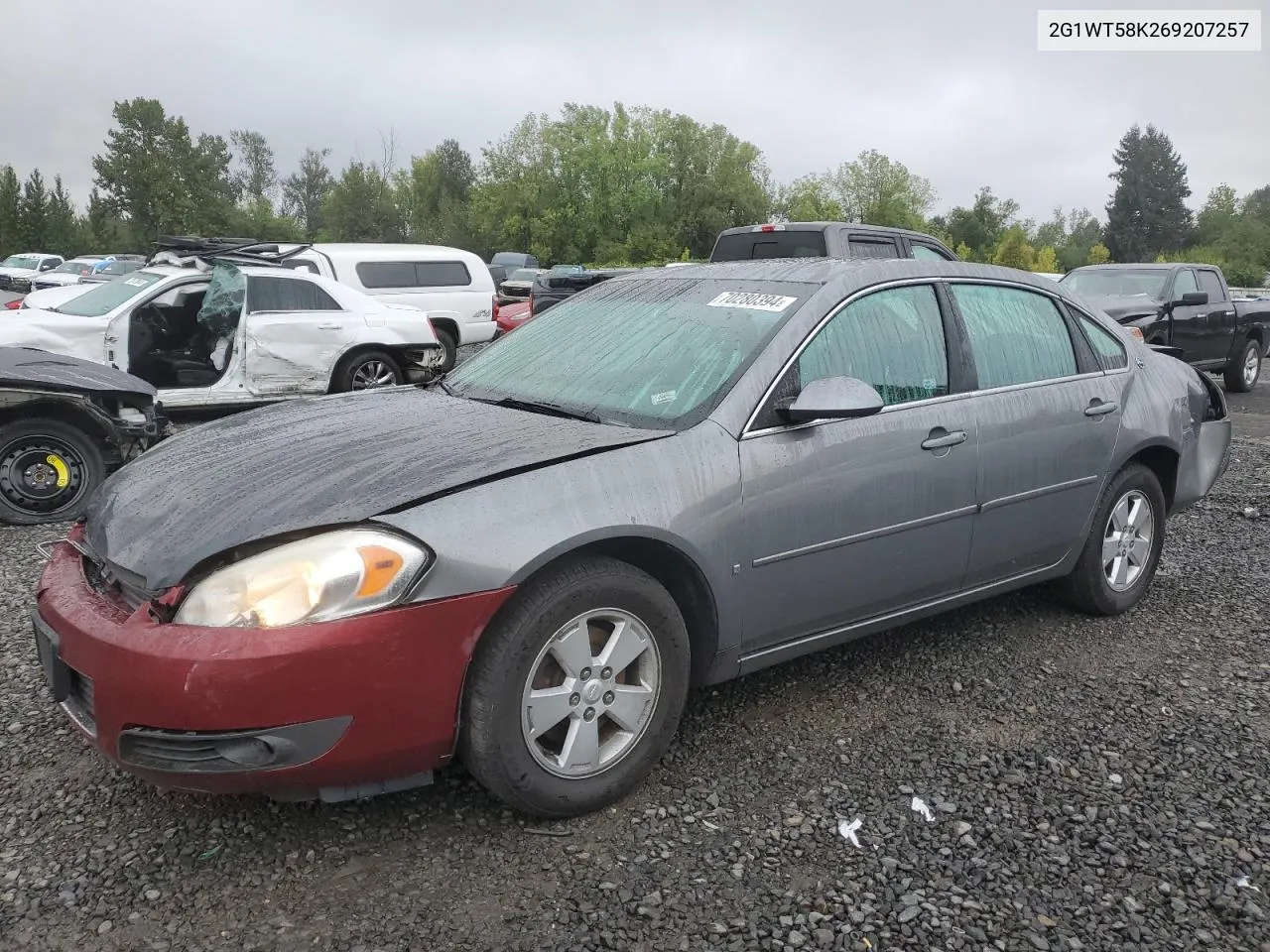 2006 Chevrolet Impala Lt VIN: 2G1WT58K269207257 Lot: 70280394