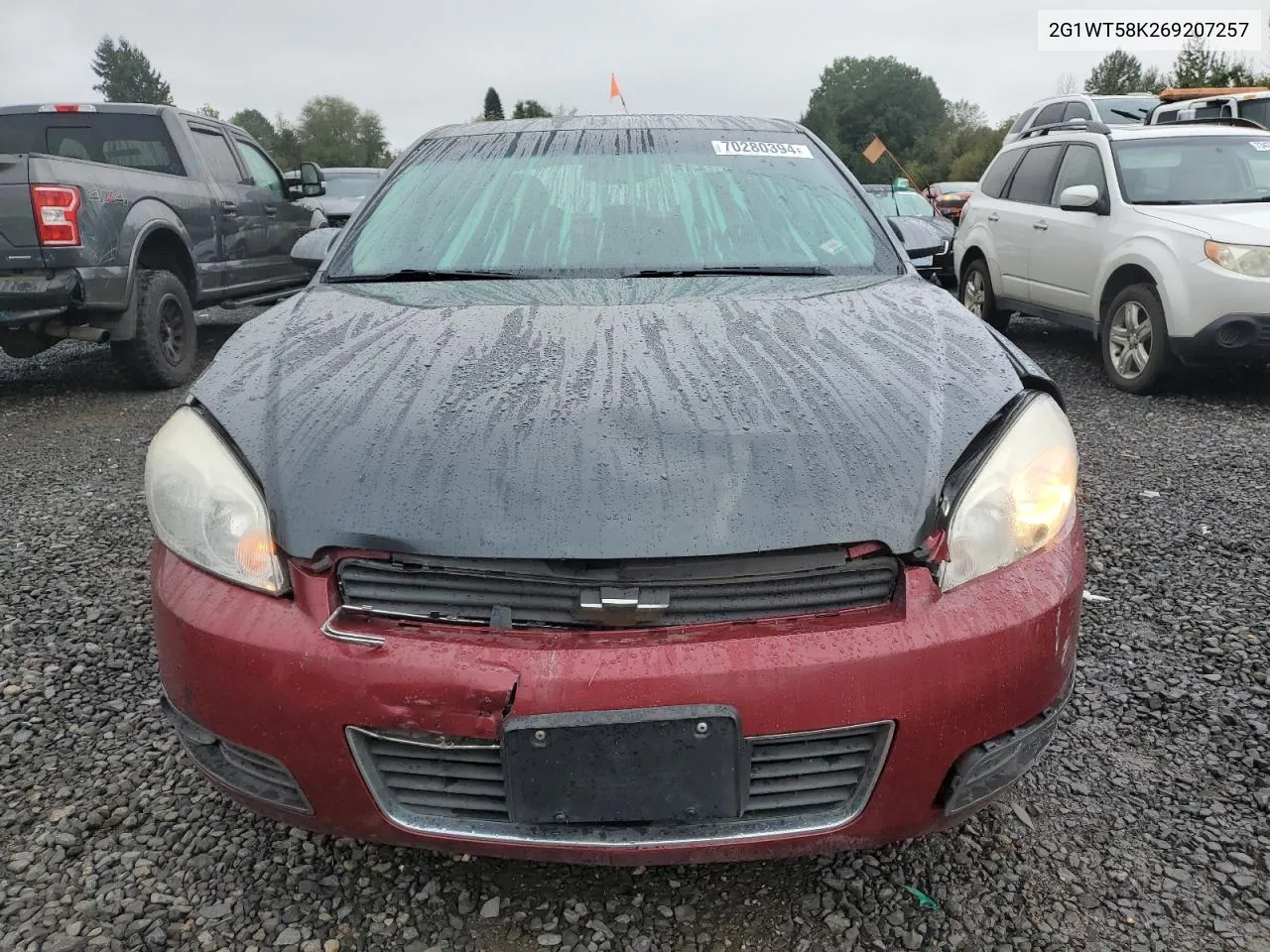 2006 Chevrolet Impala Lt VIN: 2G1WT58K269207257 Lot: 70280394