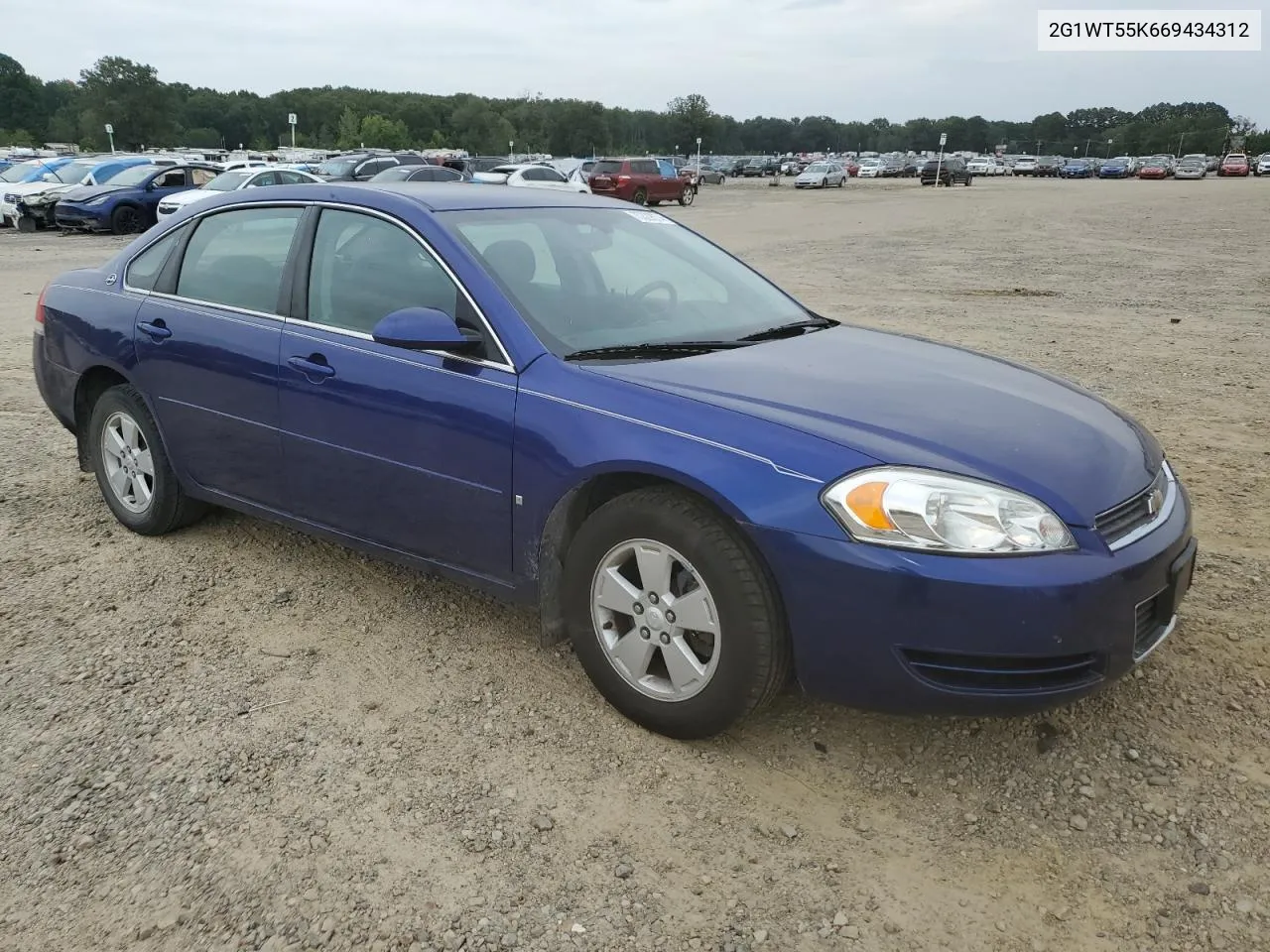 2006 Chevrolet Impala Lt VIN: 2G1WT55K669434312 Lot: 70329574