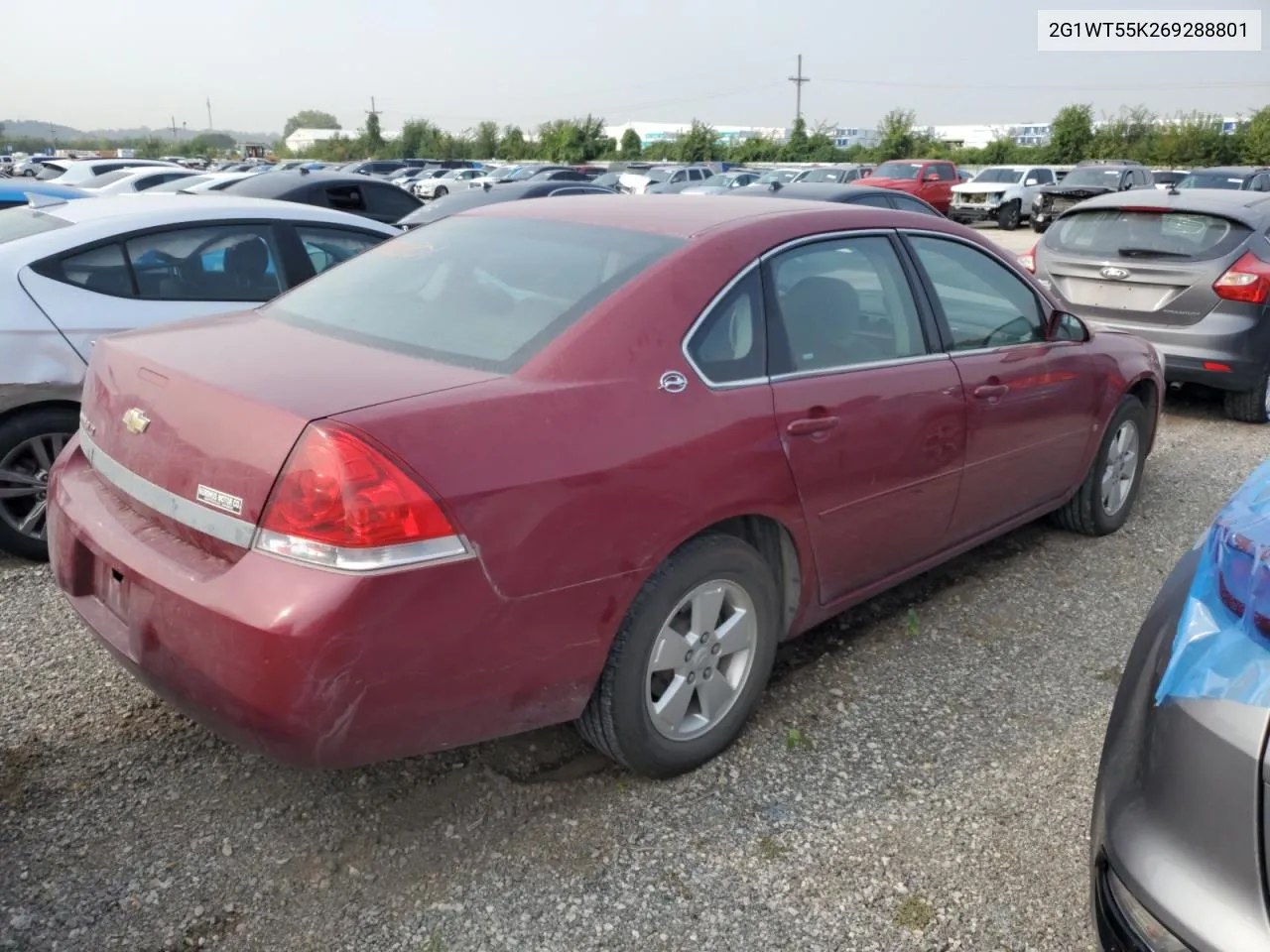 2006 Chevrolet Impala Lt VIN: 2G1WT55K269288801 Lot: 70821944