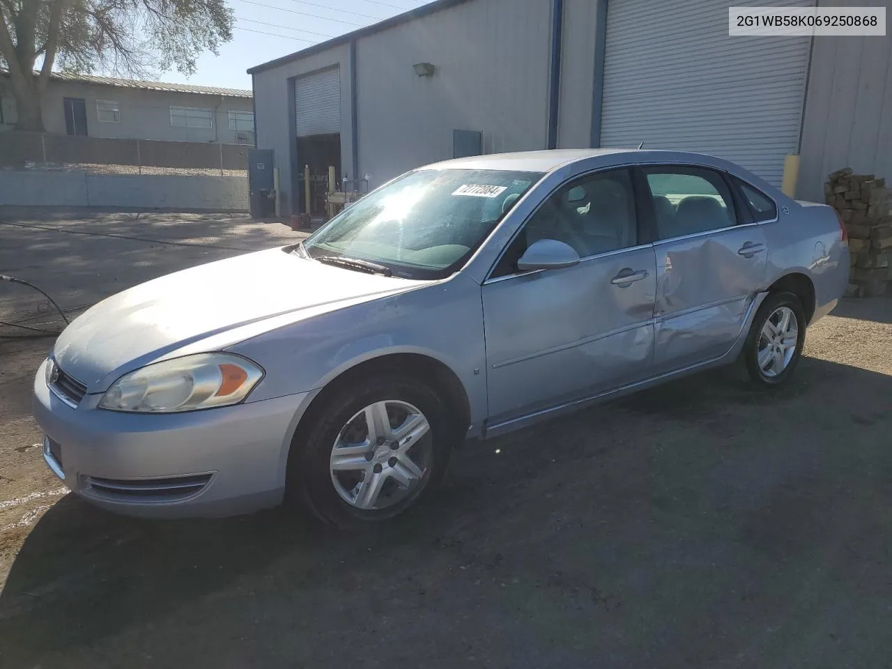 2G1WB58K069250868 2006 Chevrolet Impala Ls