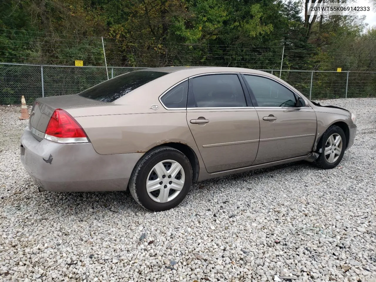 2G1WT55K069142333 2006 Chevrolet Impala Lt