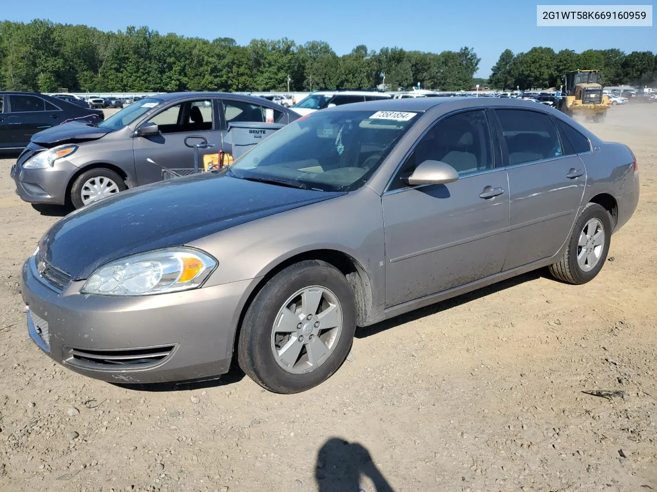 2006 Chevrolet Impala Lt VIN: 2G1WT58K669160959 Lot: 73581854