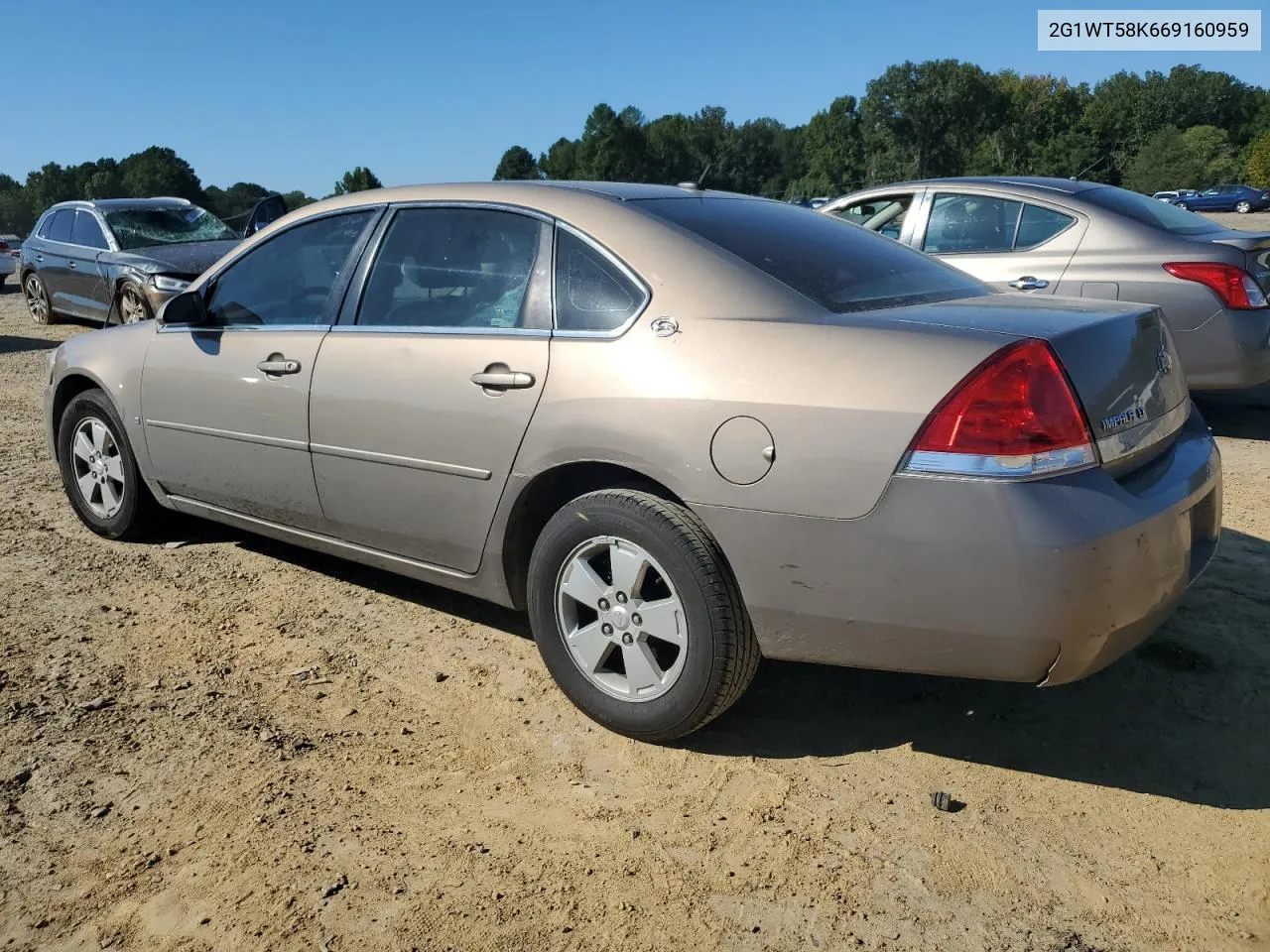 2006 Chevrolet Impala Lt VIN: 2G1WT58K669160959 Lot: 73581854