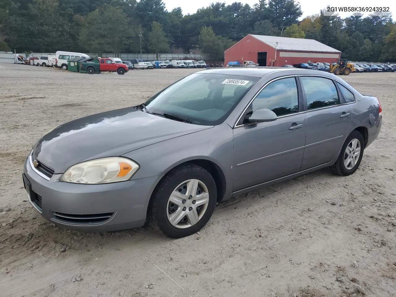 2G1WB58K369243932 2006 Chevrolet Impala Ls