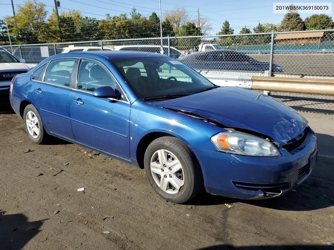 2G1WB55K369150073 2006 Chevrolet Impala Ls