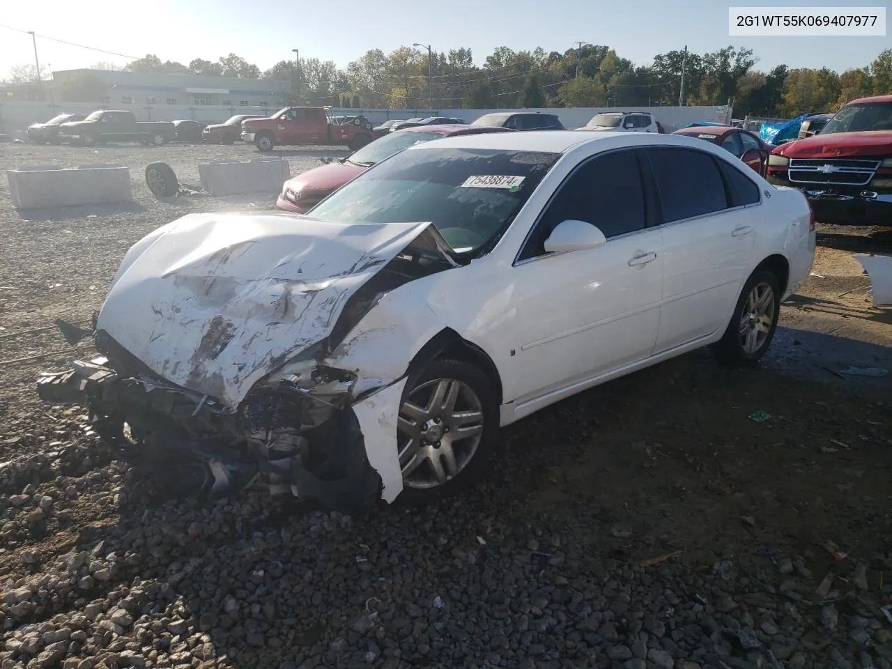 2006 Chevrolet Impala Lt VIN: 2G1WT55K069407977 Lot: 75438874