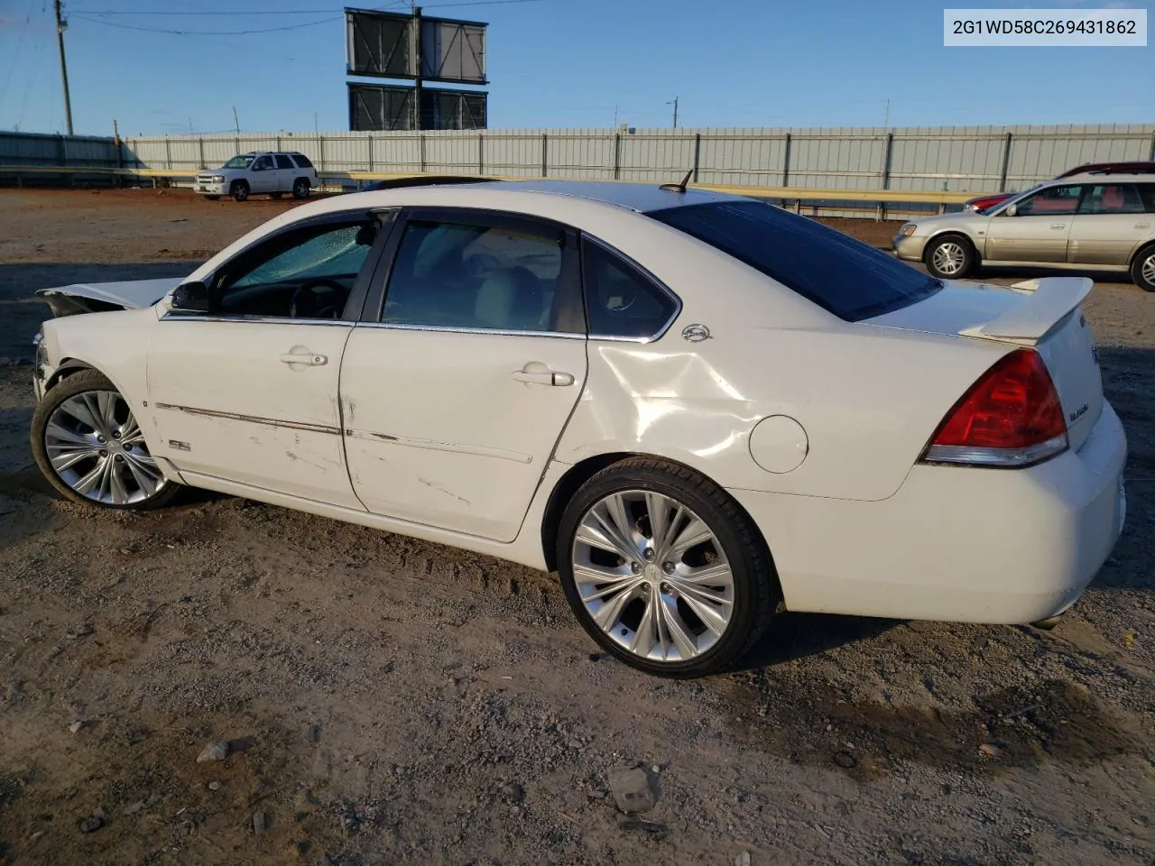 2006 Chevrolet Impala Super Sport VIN: 2G1WD58C269431862 Lot: 75919514