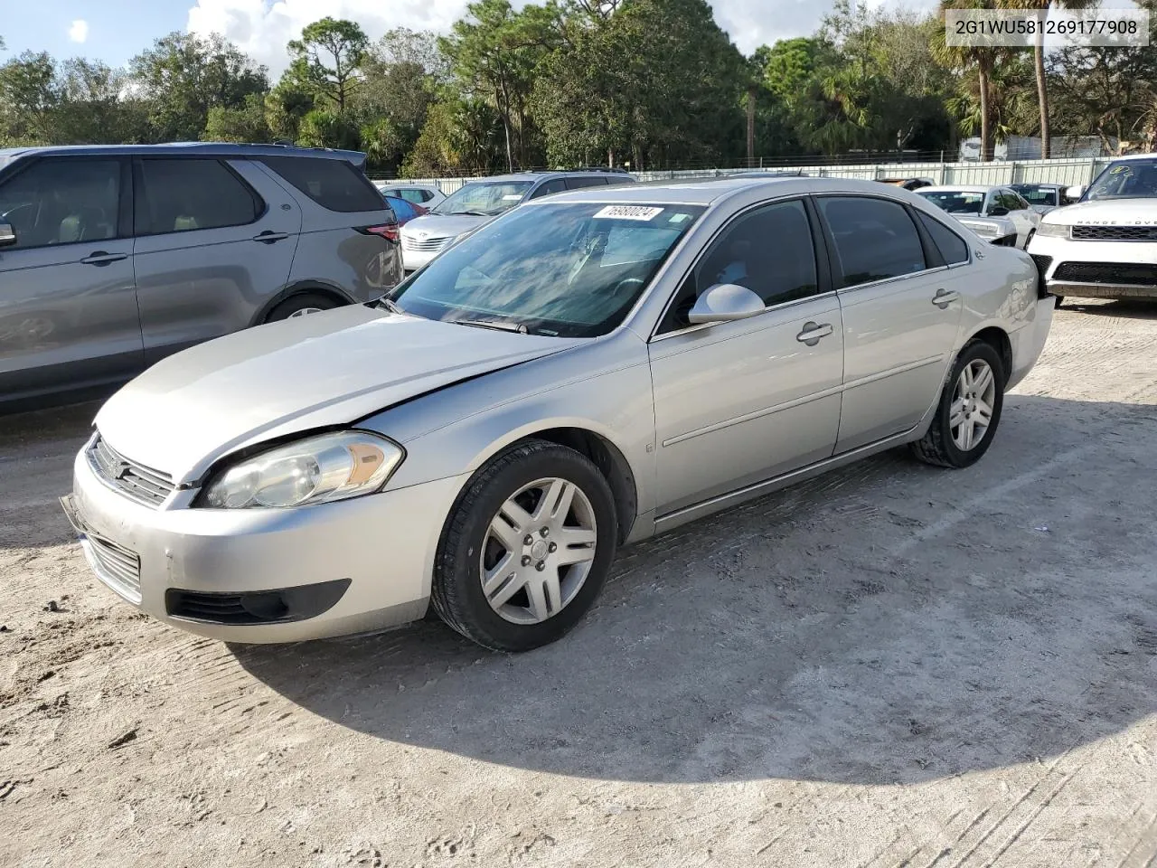 2006 Chevrolet Impala Ltz VIN: 2G1WU581269177908 Lot: 76980024