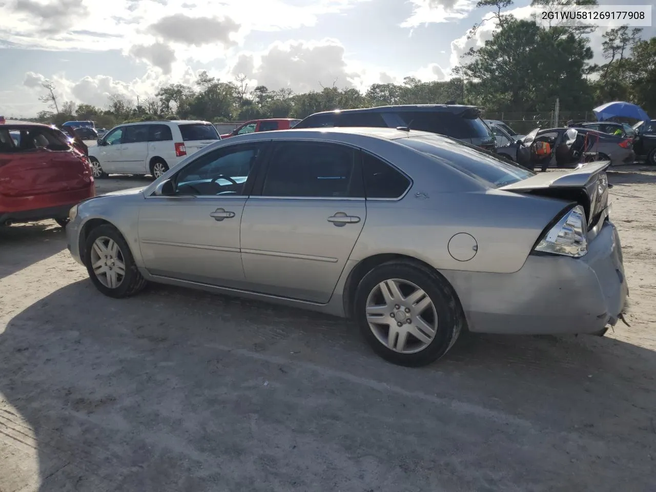 2006 Chevrolet Impala Ltz VIN: 2G1WU581269177908 Lot: 76980024