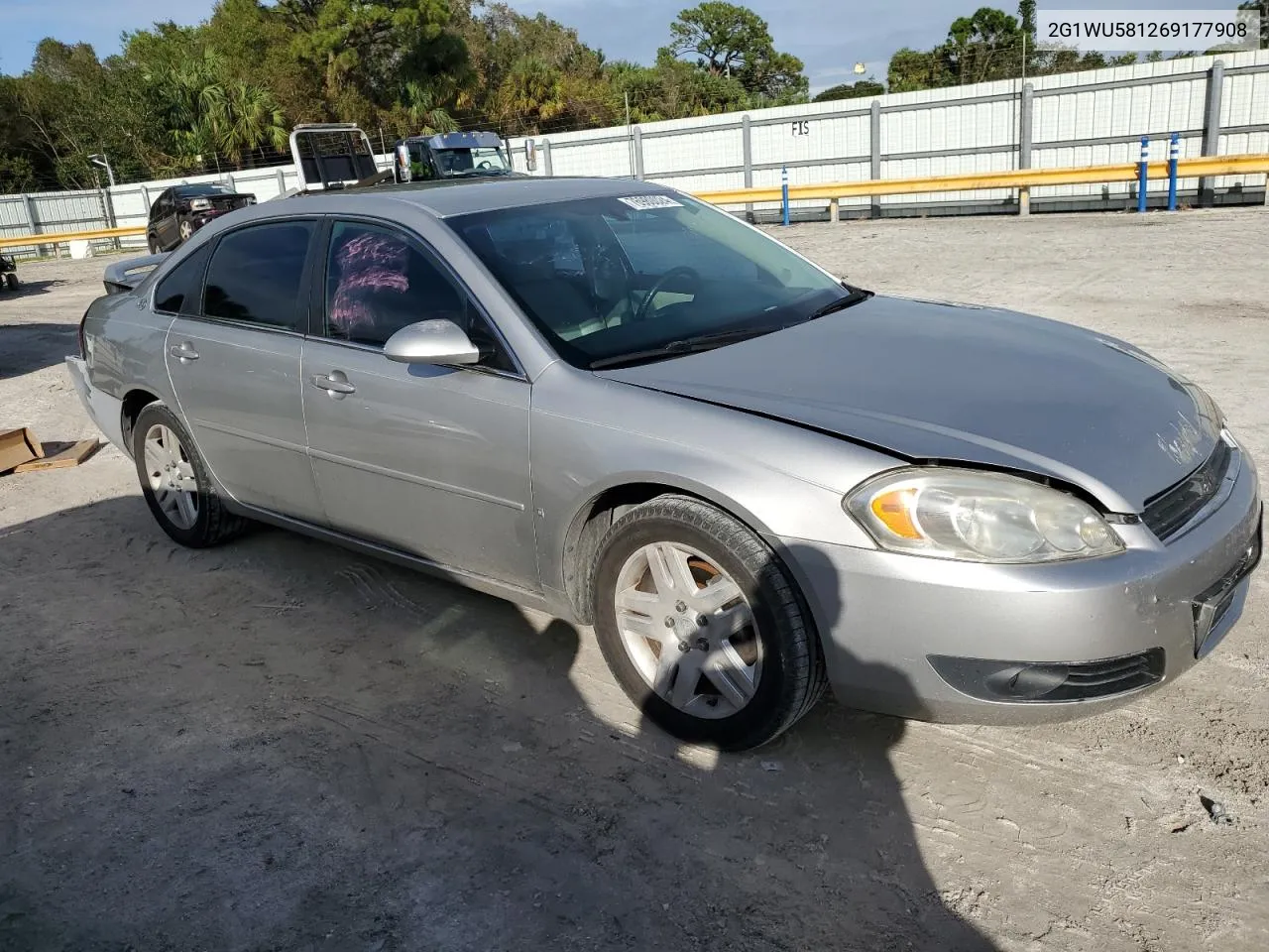 2006 Chevrolet Impala Ltz VIN: 2G1WU581269177908 Lot: 76980024