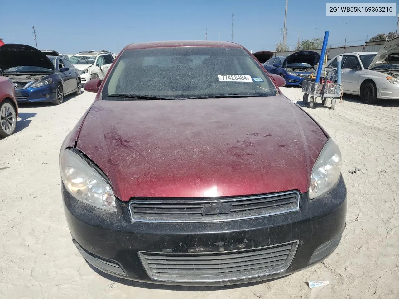 2006 Chevrolet Impala Ls VIN: 2G1WB55K169363216 Lot: 77423434