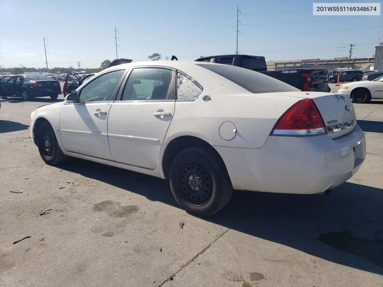 2006 Chevrolet Impala Police VIN: 2G1WS551169348674 Lot: 77625074