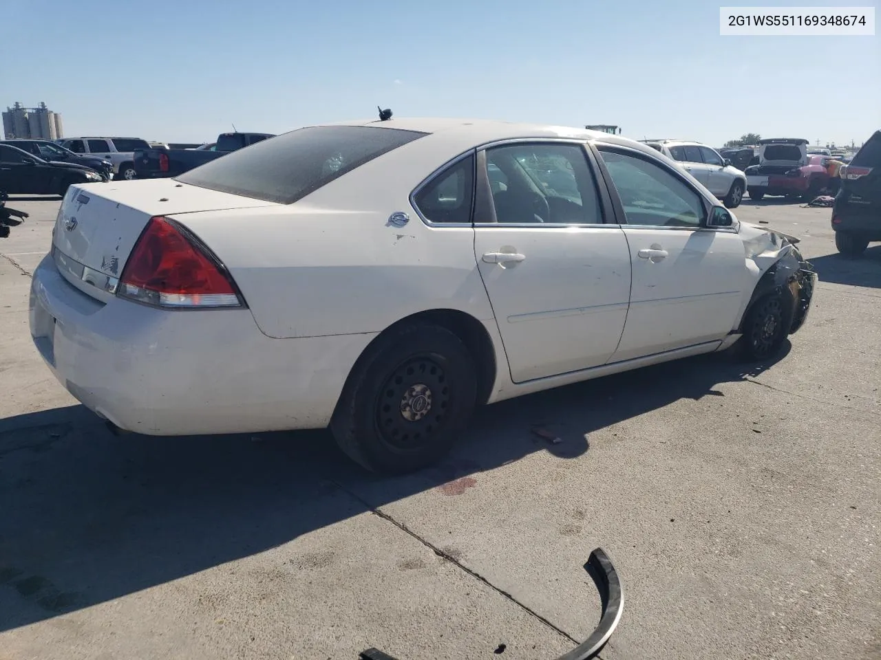 2006 Chevrolet Impala Police VIN: 2G1WS551169348674 Lot: 77625074