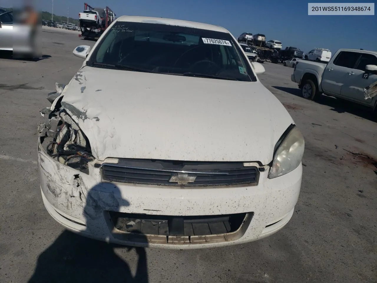 2006 Chevrolet Impala Police VIN: 2G1WS551169348674 Lot: 77625074