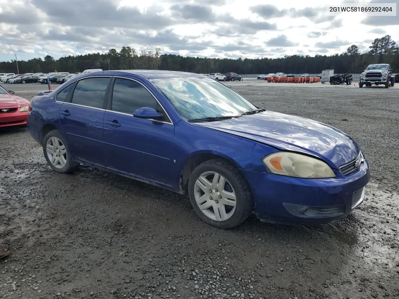 2006 Chevrolet Impala Lt VIN: 2G1WC581869292404 Lot: 80004014