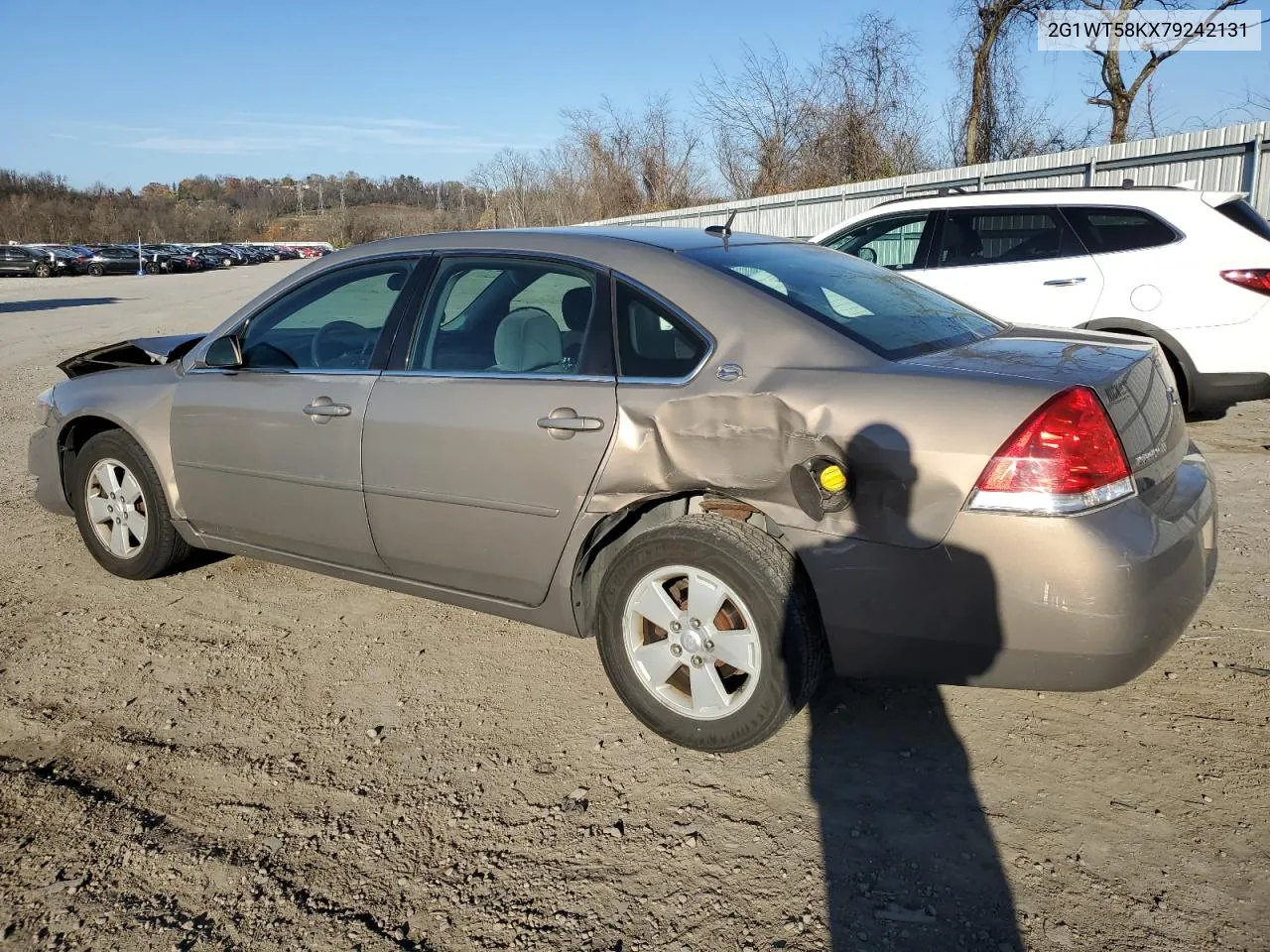 2007 Chevrolet Impala Lt VIN: 2G1WT58KX79242131 Lot: 51329504