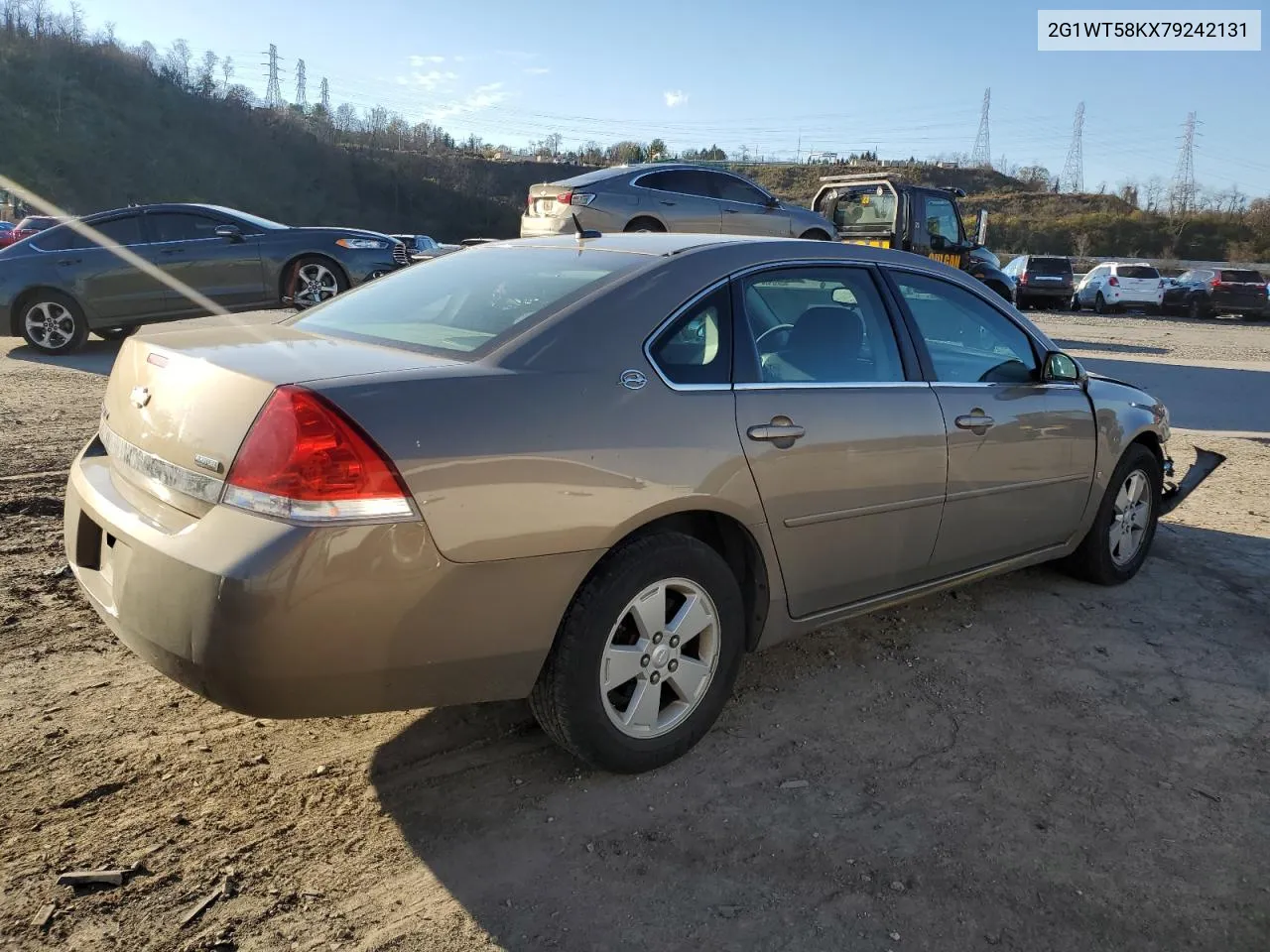 2007 Chevrolet Impala Lt VIN: 2G1WT58KX79242131 Lot: 51329504