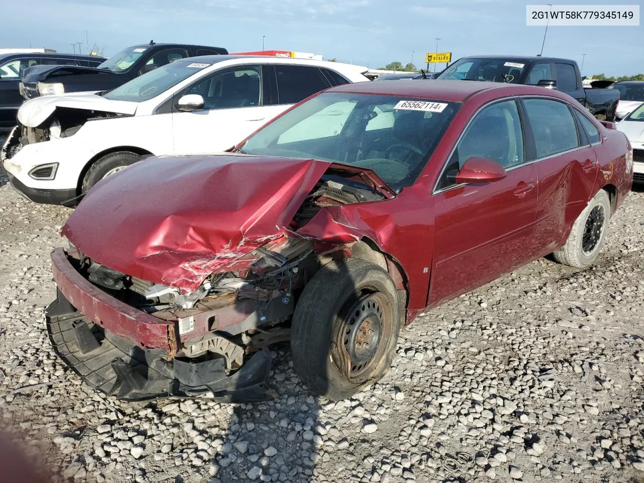 2G1WT58K779345149 2007 Chevrolet Impala Lt