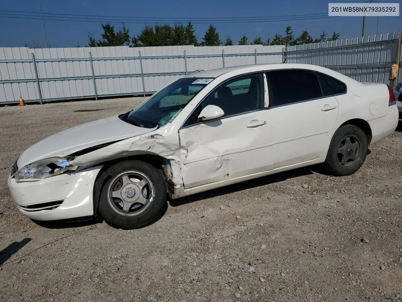 2007 Chevrolet Impala Ls VIN: 2G1WB58NX79335292 Lot: 66711744