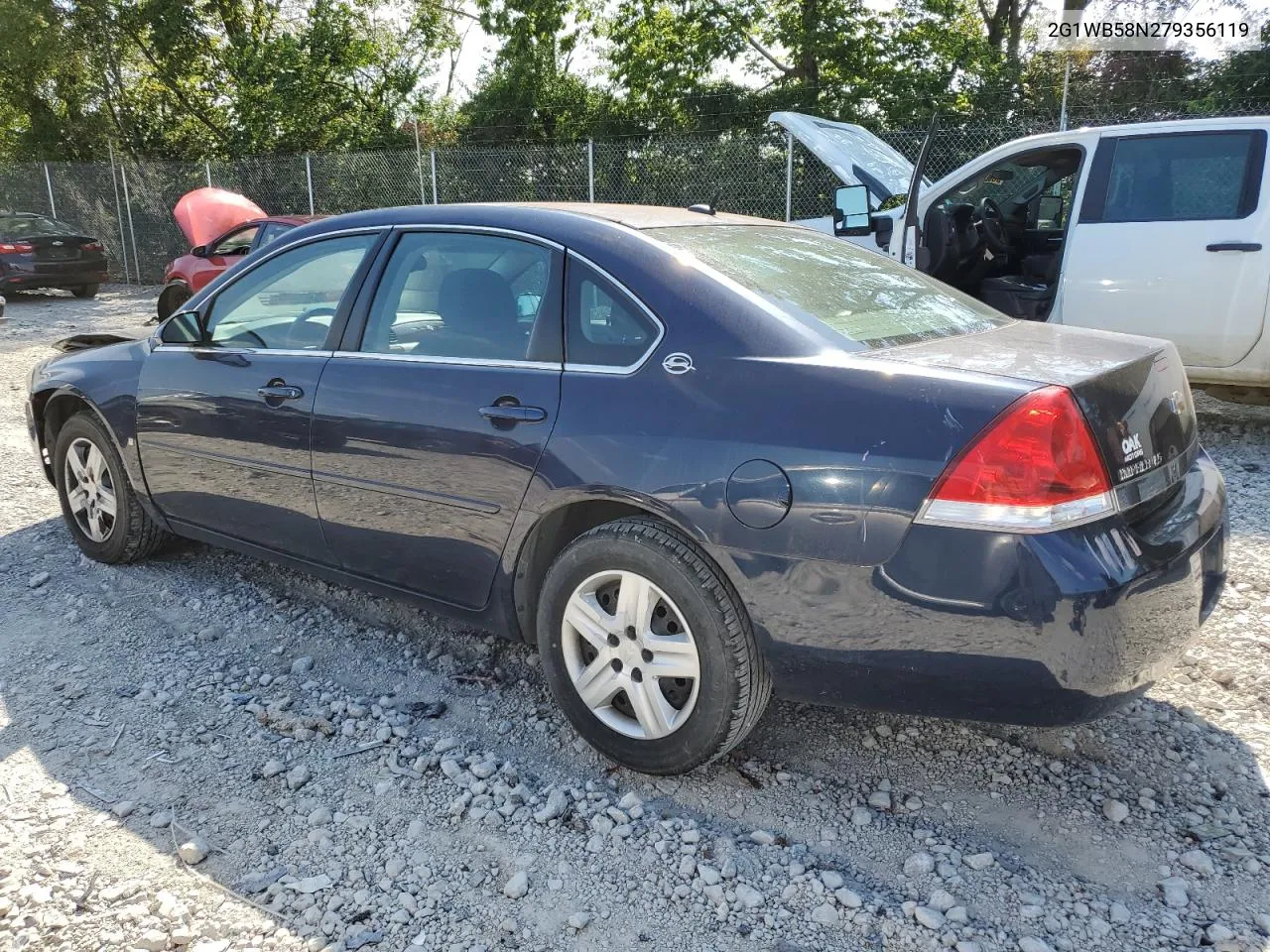 2G1WB58N279356119 2007 Chevrolet Impala Ls