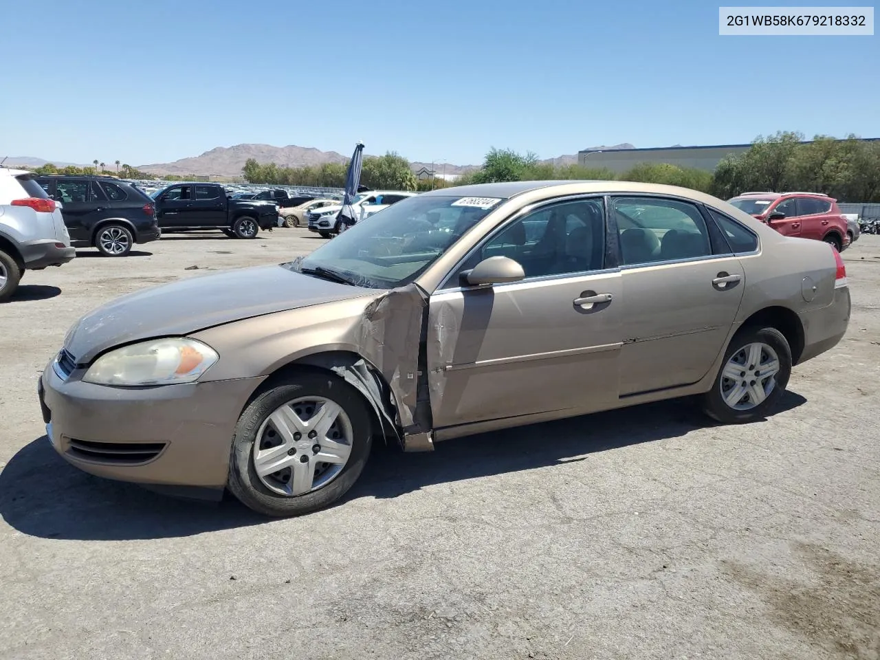 2007 Chevrolet Impala Ls VIN: 2G1WB58K679218332 Lot: 67683244