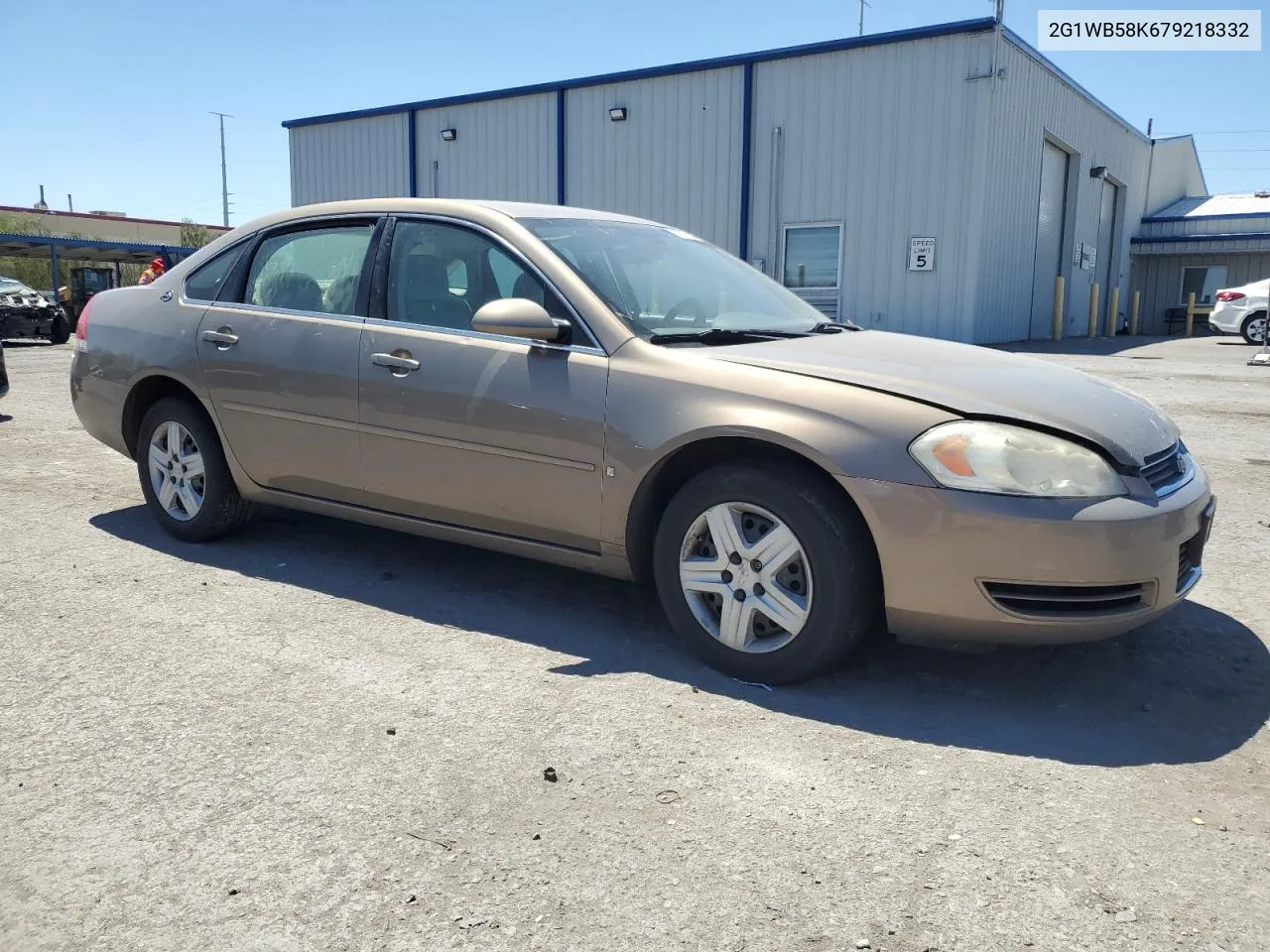 2007 Chevrolet Impala Ls VIN: 2G1WB58K679218332 Lot: 67683244