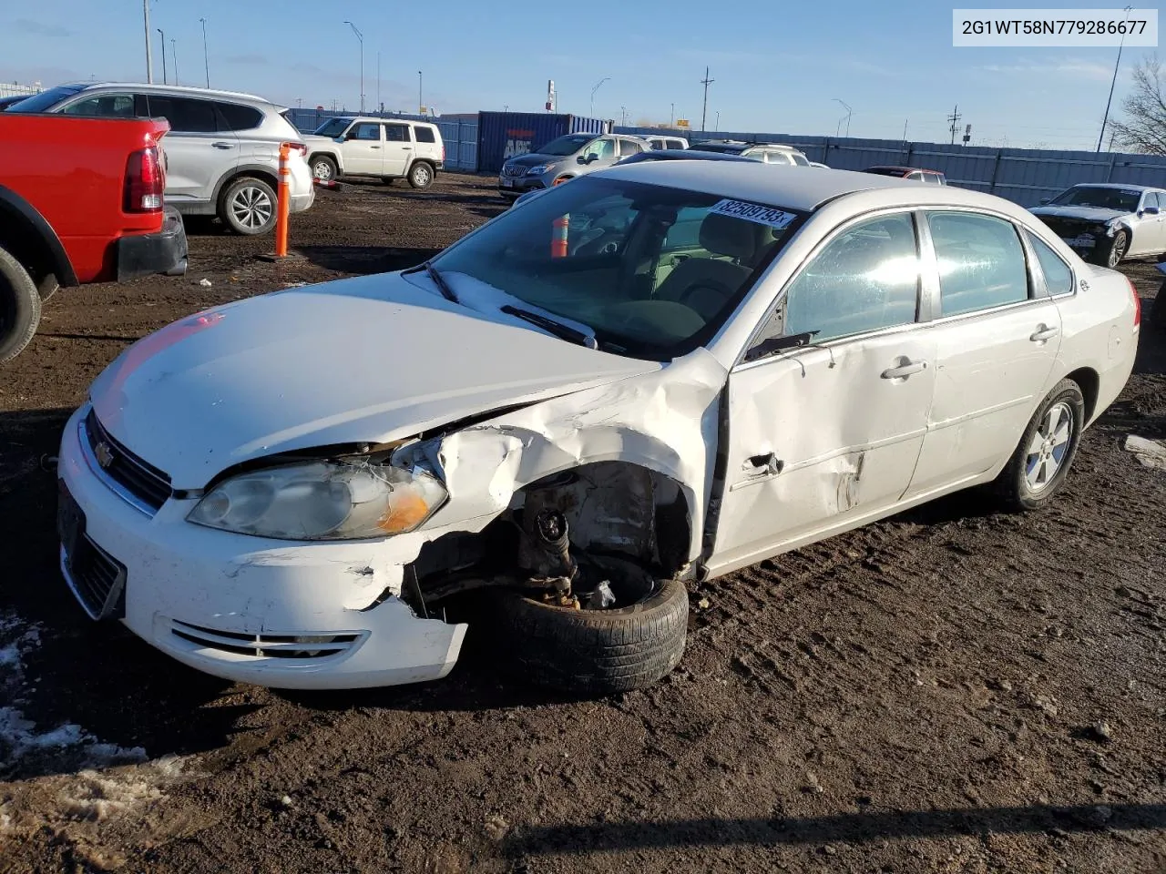 2007 Chevrolet Impala Lt VIN: 2G1WT58N779286677 Lot: 67944594