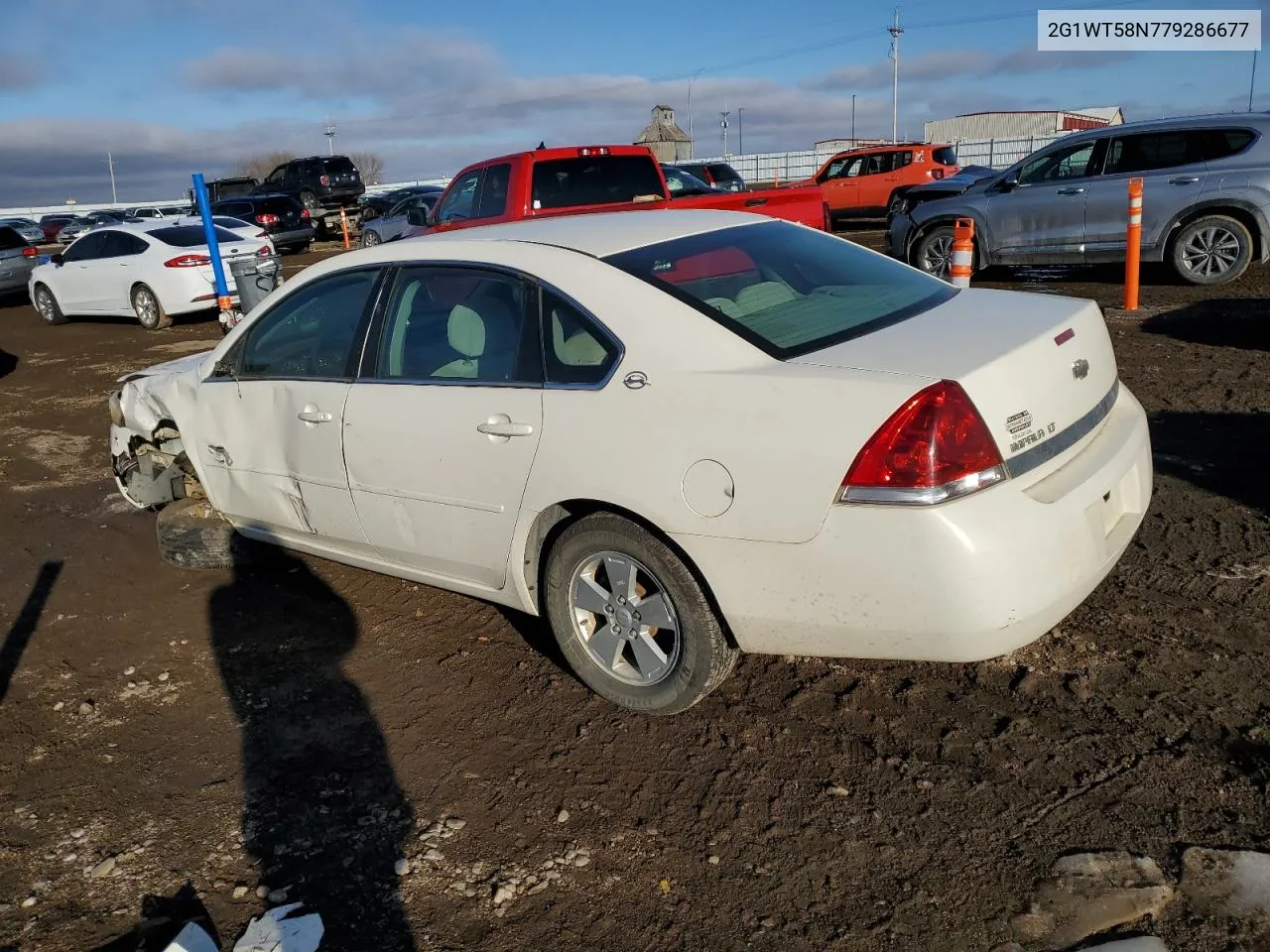 2007 Chevrolet Impala Lt VIN: 2G1WT58N779286677 Lot: 67944594