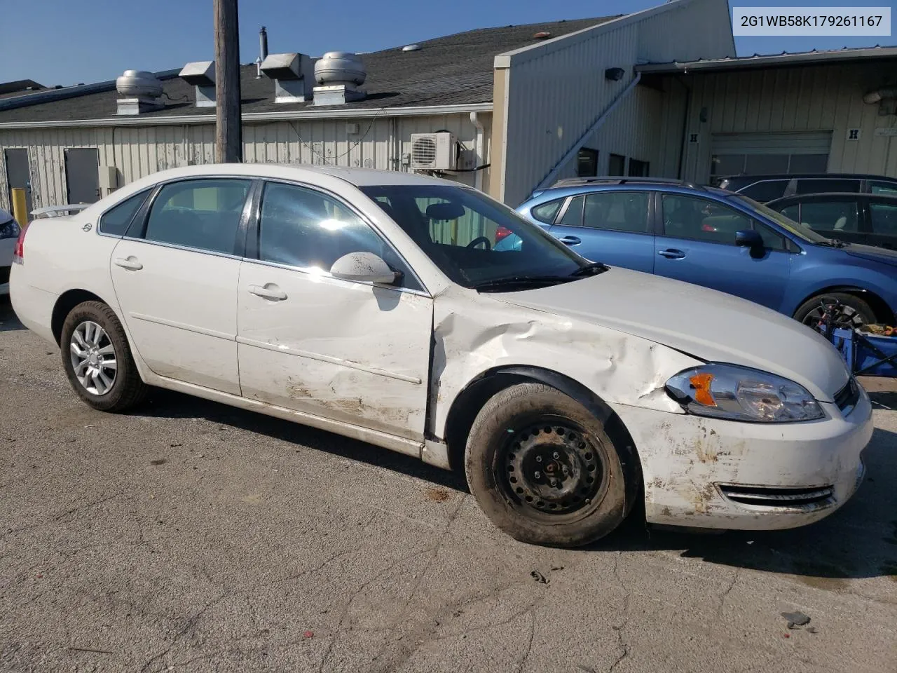 2007 Chevrolet Impala Ls VIN: 2G1WB58K179261167 Lot: 68518074