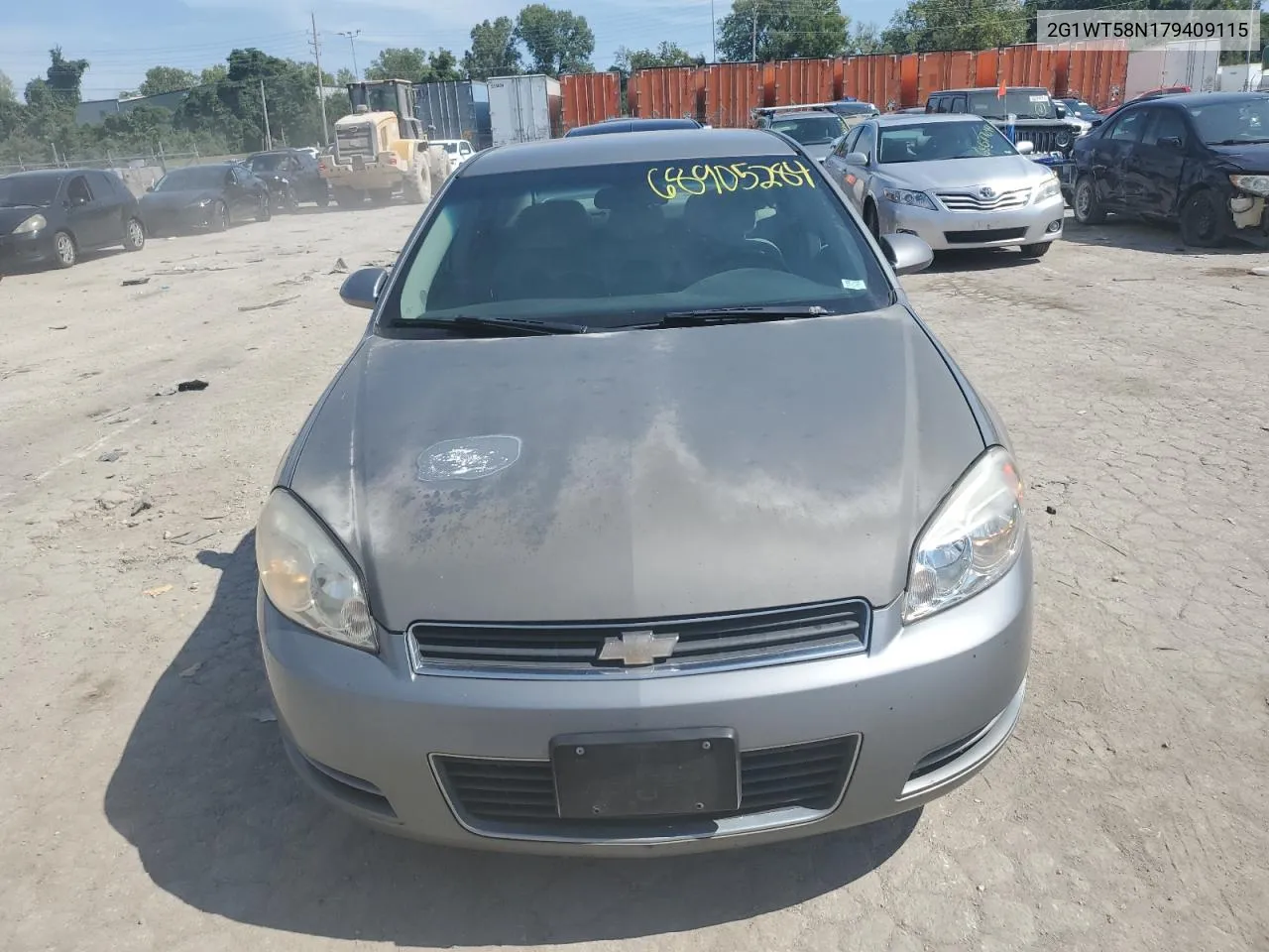 2007 Chevrolet Impala Lt VIN: 2G1WT58N179409115 Lot: 68905284