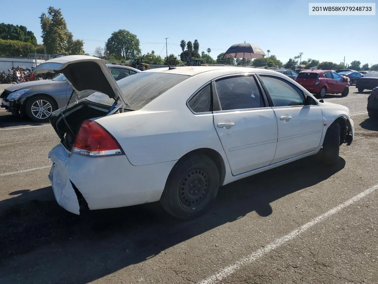 2007 Chevrolet Impala Ls VIN: 2G1WB58K979248733 Lot: 69679284