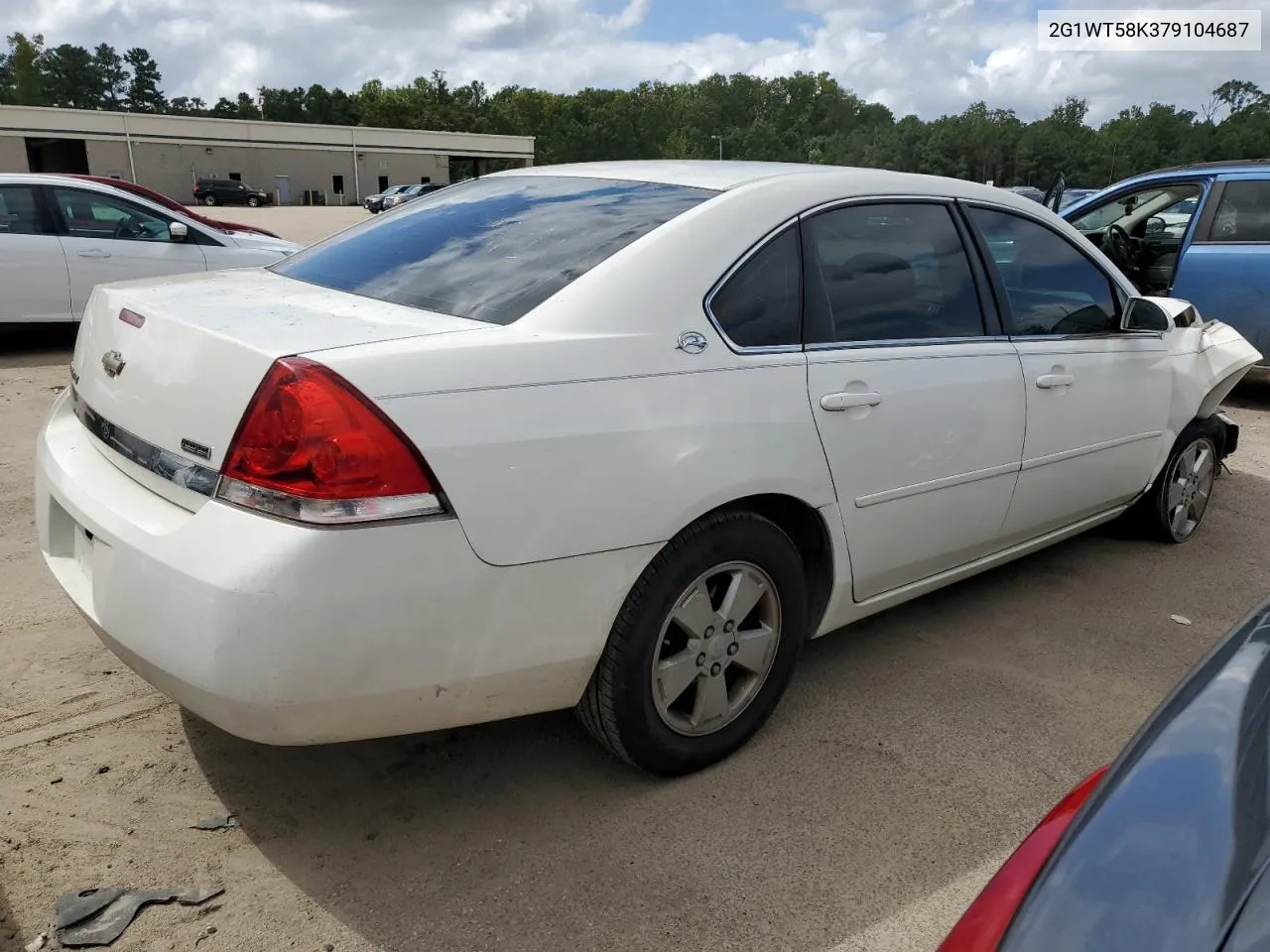 2007 Chevrolet Impala Lt VIN: 2G1WT58K379104687 Lot: 70242824