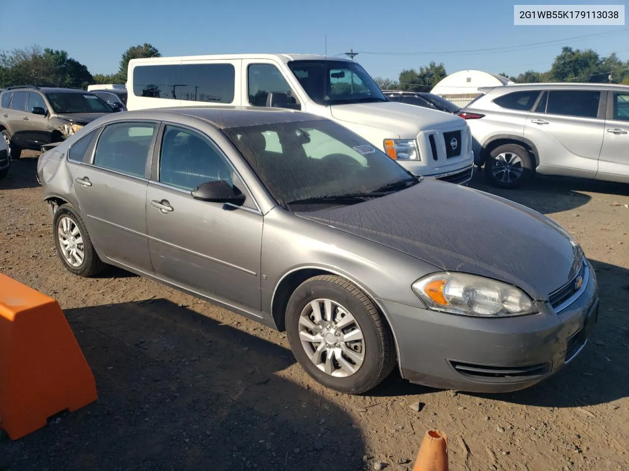 2007 Chevrolet Impala Ls VIN: 2G1WB55K179113038 Lot: 70606264