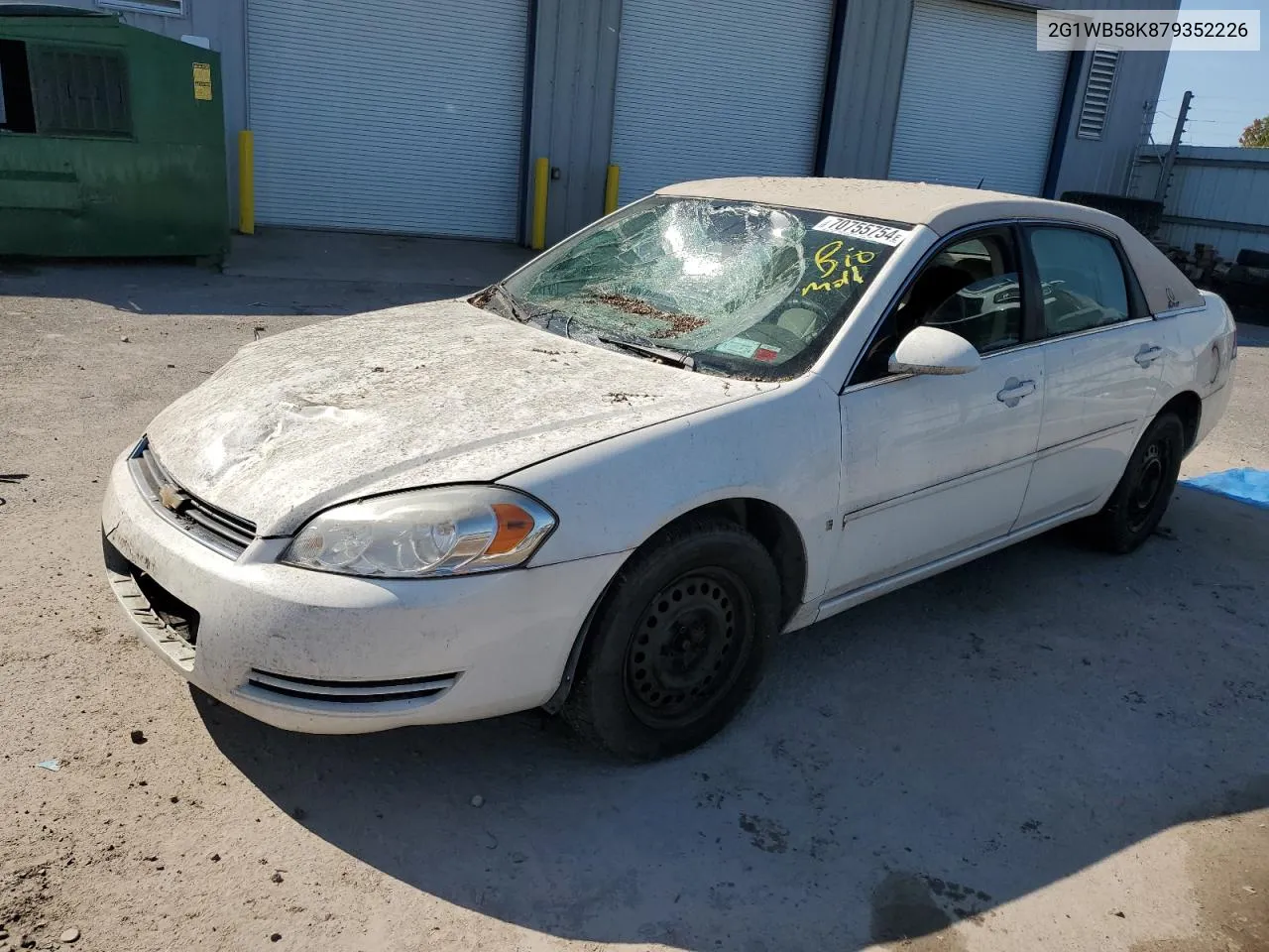 2G1WB58K879352226 2007 Chevrolet Impala Ls