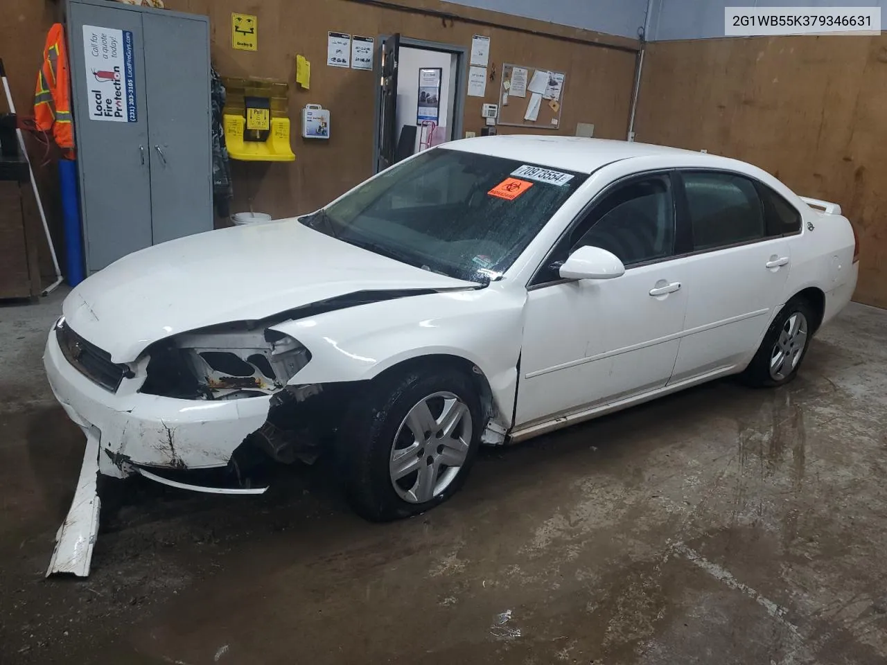 2007 Chevrolet Impala Ls VIN: 2G1WB55K379346631 Lot: 70973554