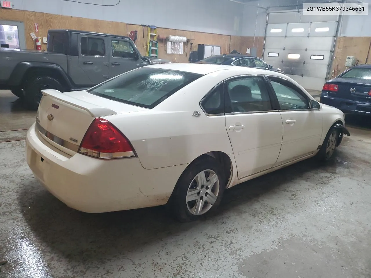 2G1WB55K379346631 2007 Chevrolet Impala Ls