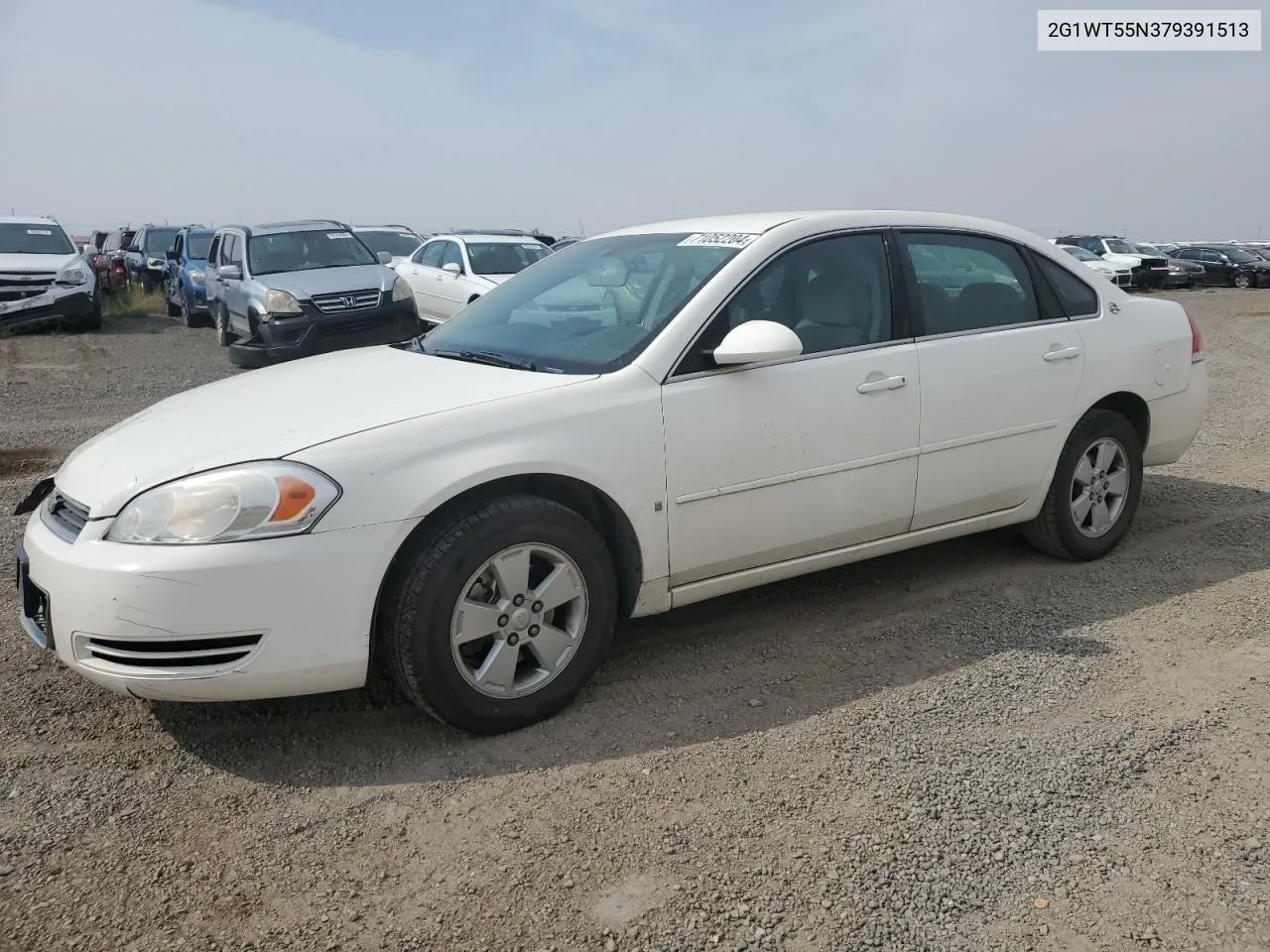 2007 Chevrolet Impala Lt VIN: 2G1WT55N379391513 Lot: 71052204